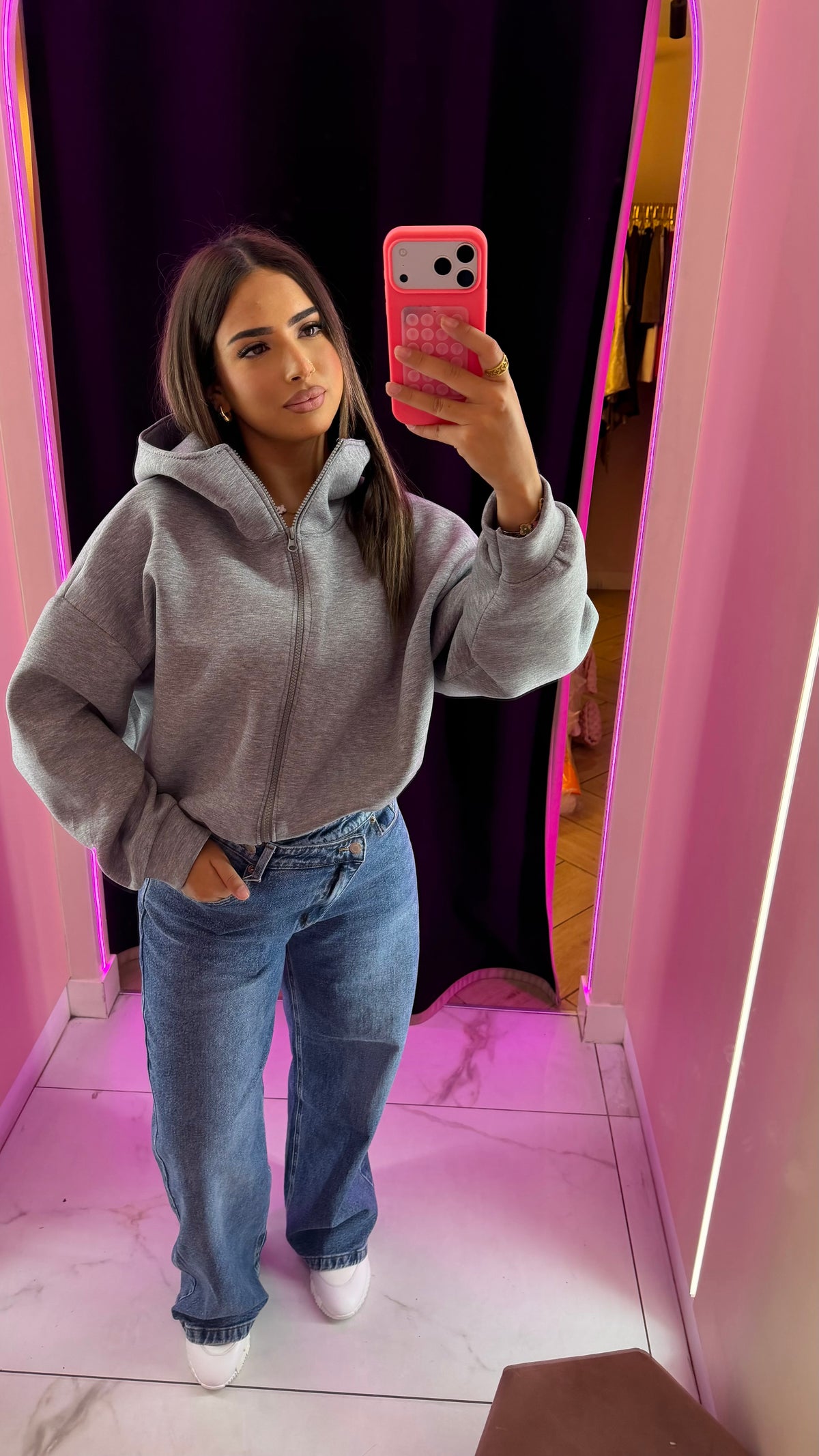veste à zip capuche