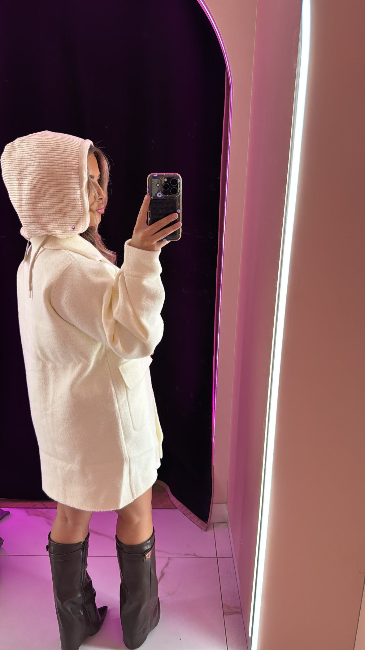Veste avec capuche amovible