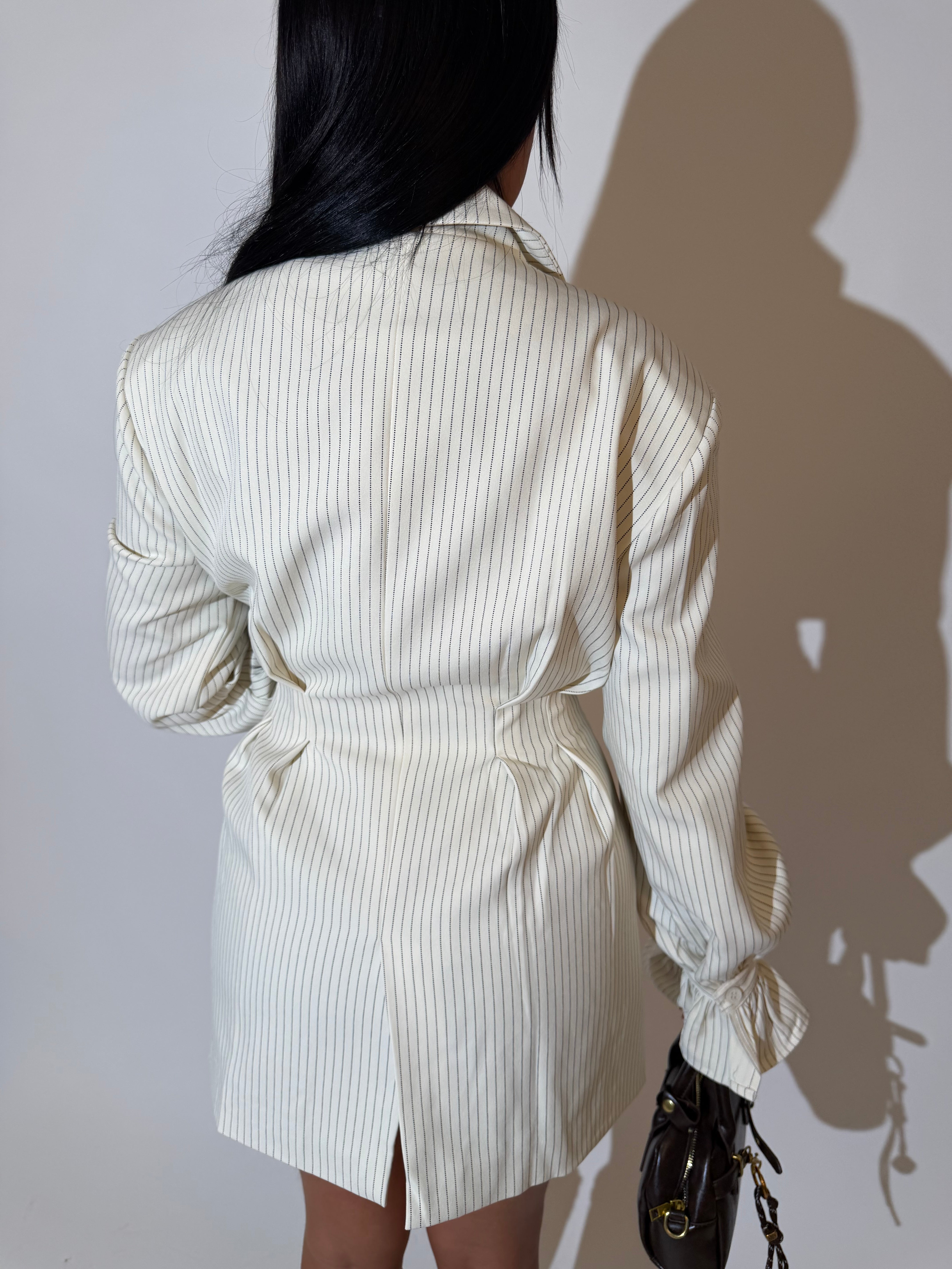 Blazer robe rayure Classy