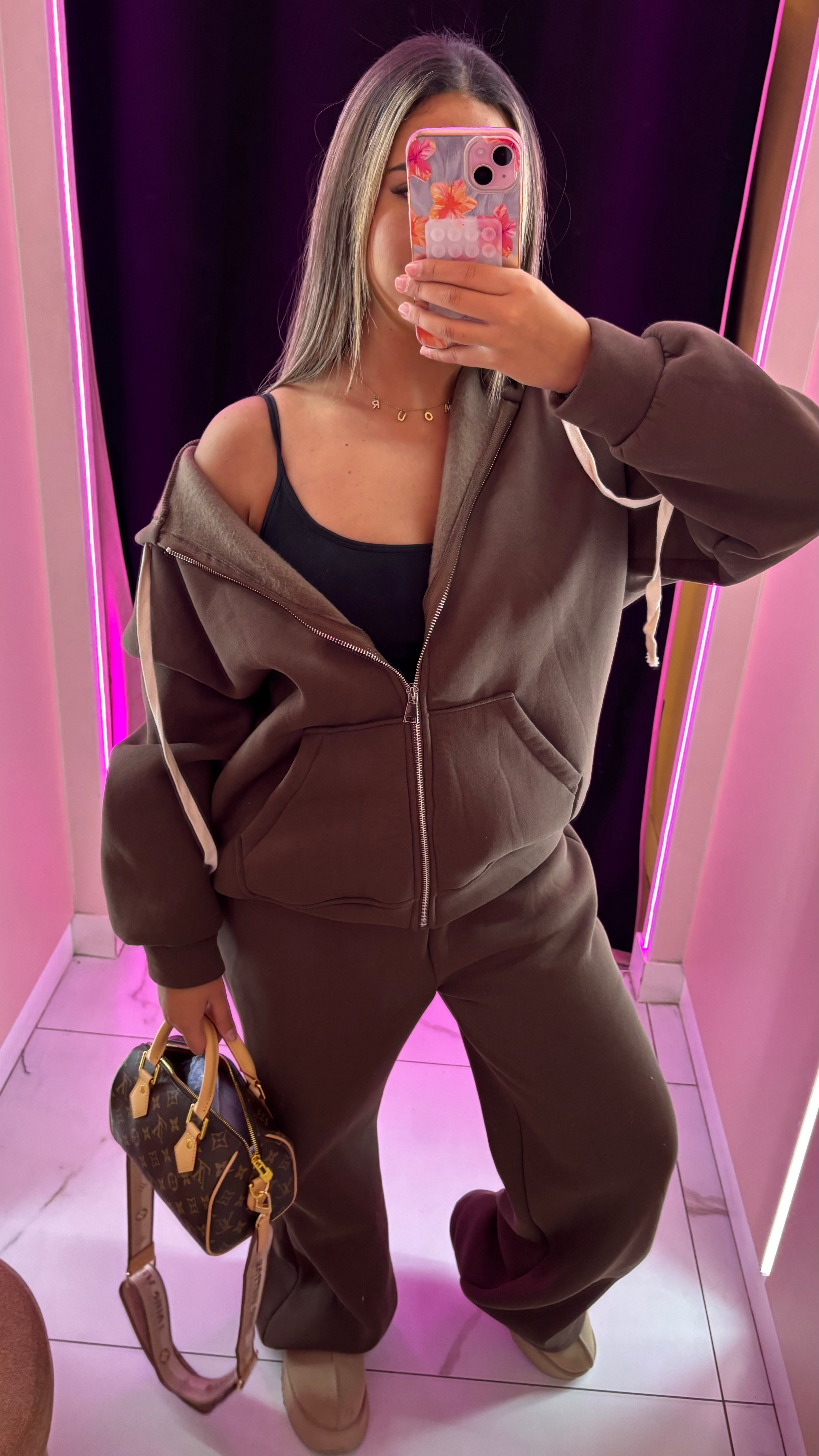 Ensemble jogging oversize