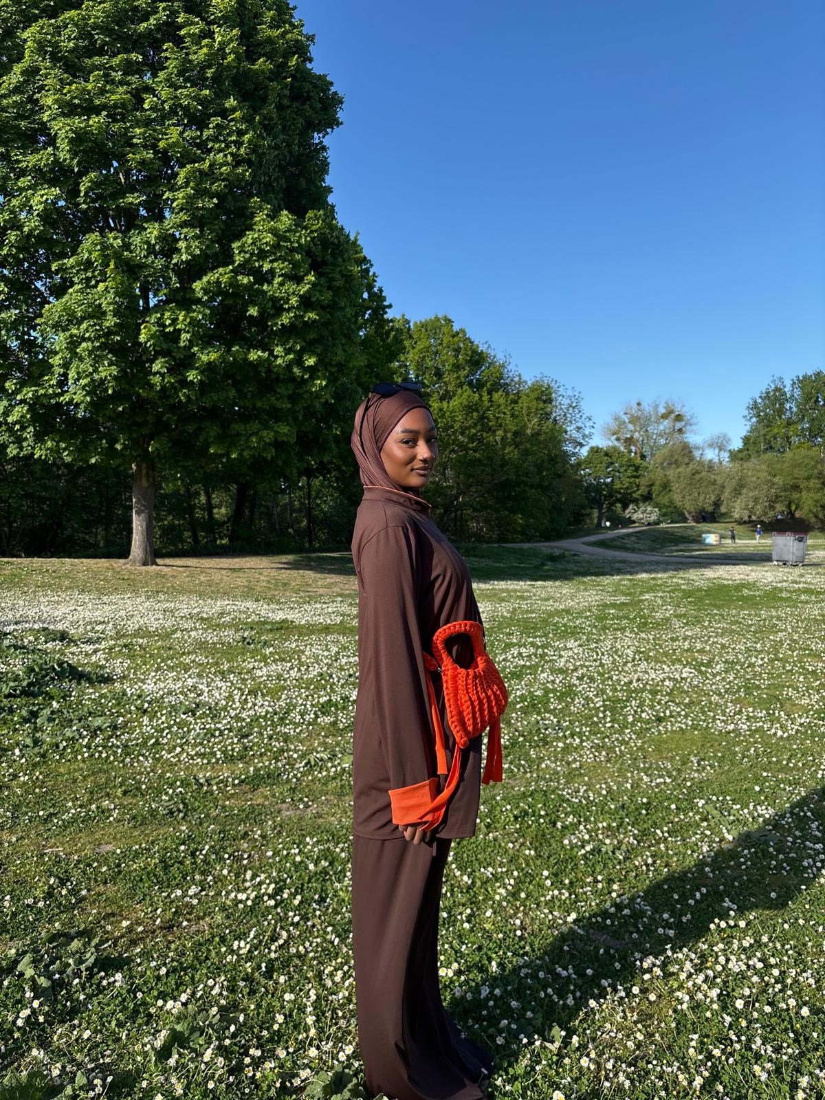 Burkini eliza manche bi colore