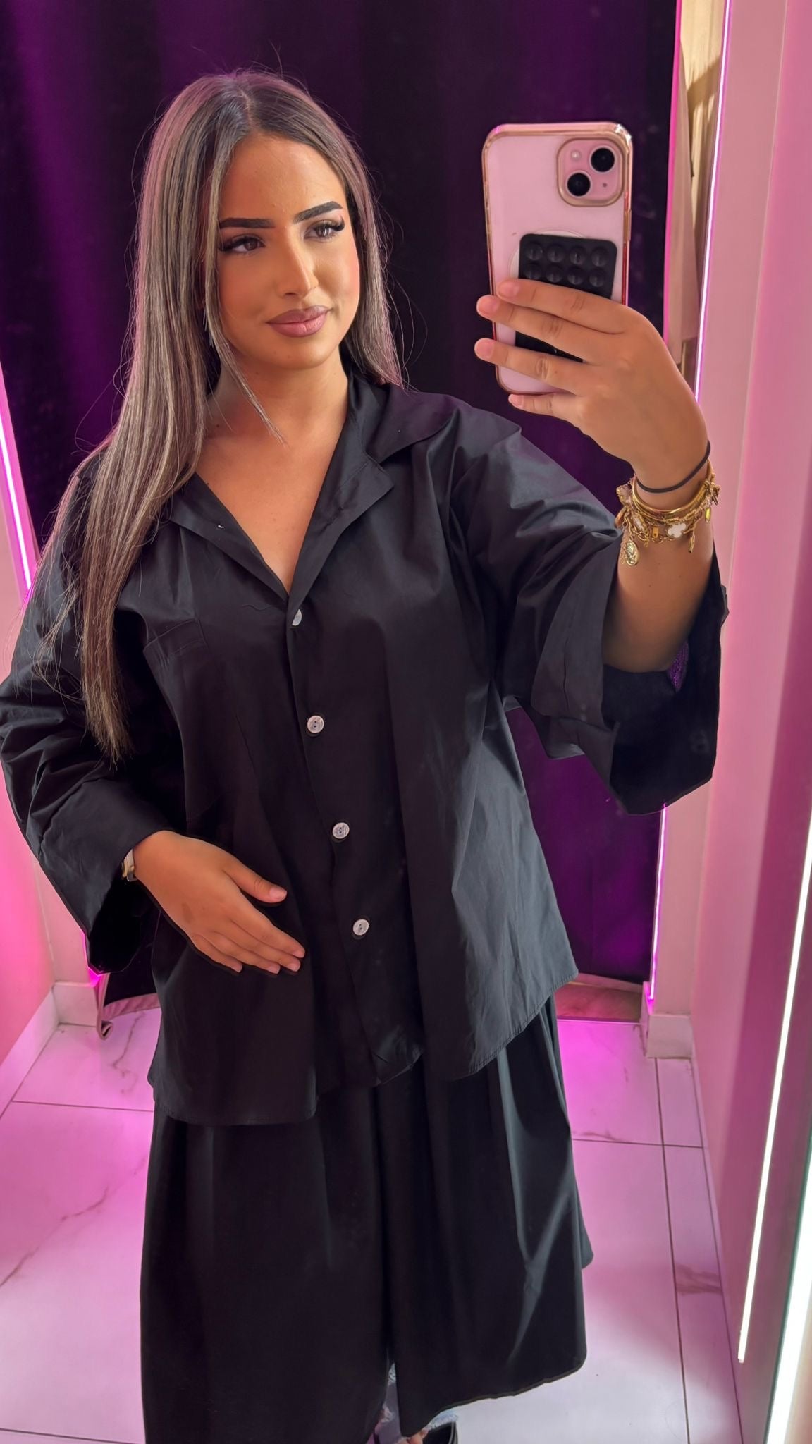 Chemise oversize en coton