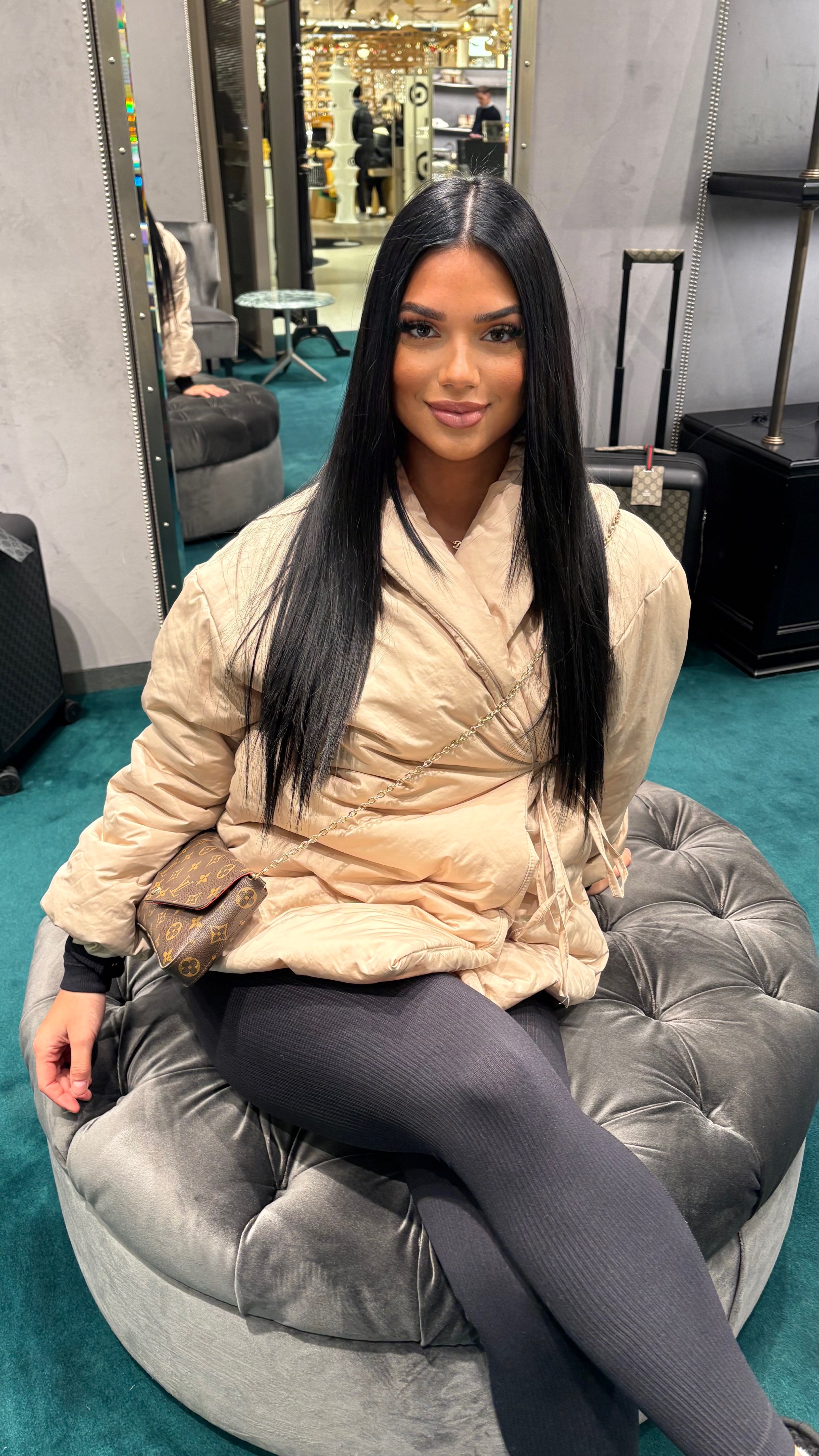 Doudoune pépite ceintré