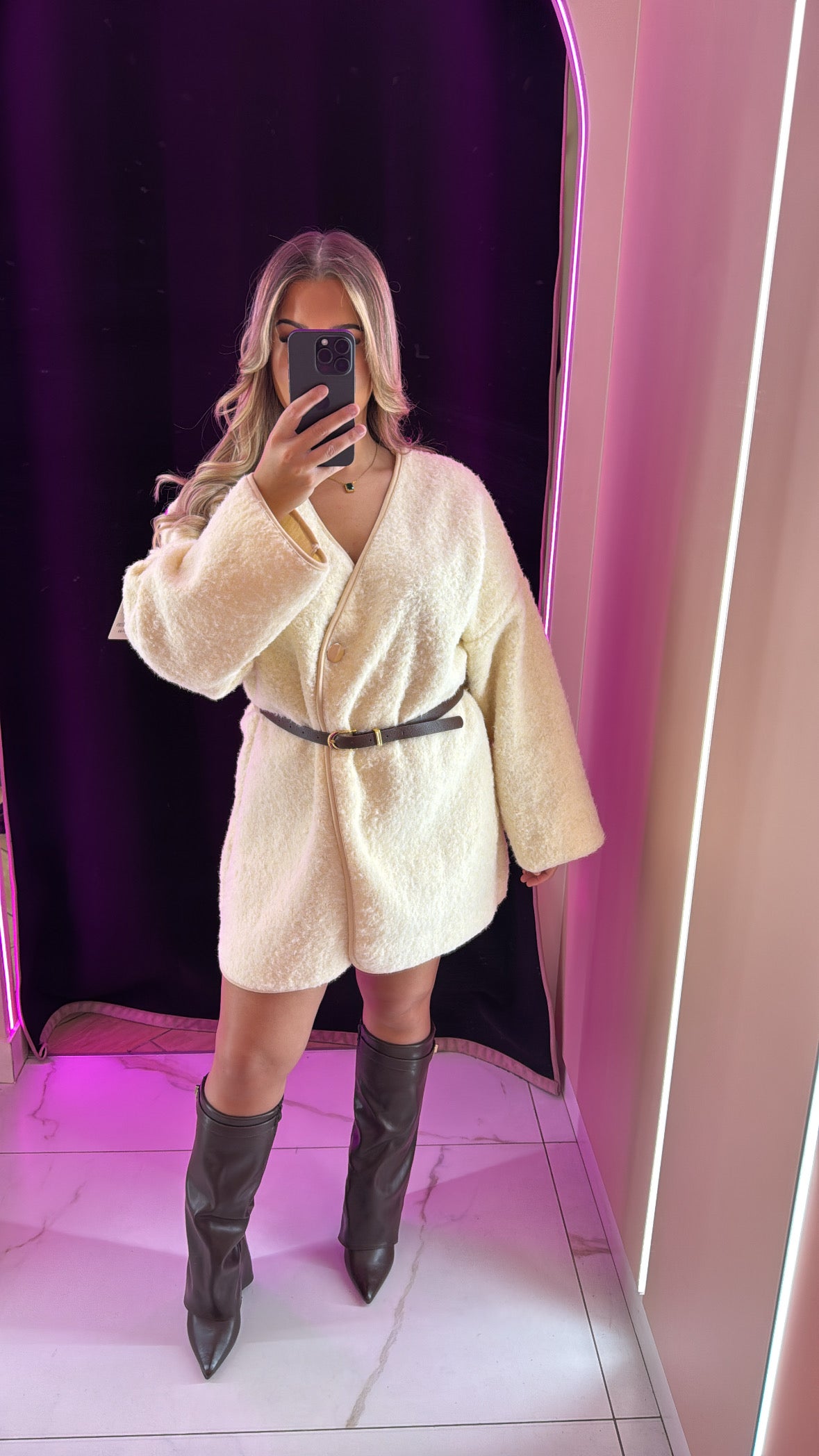 Veste avec ceinture Sarah