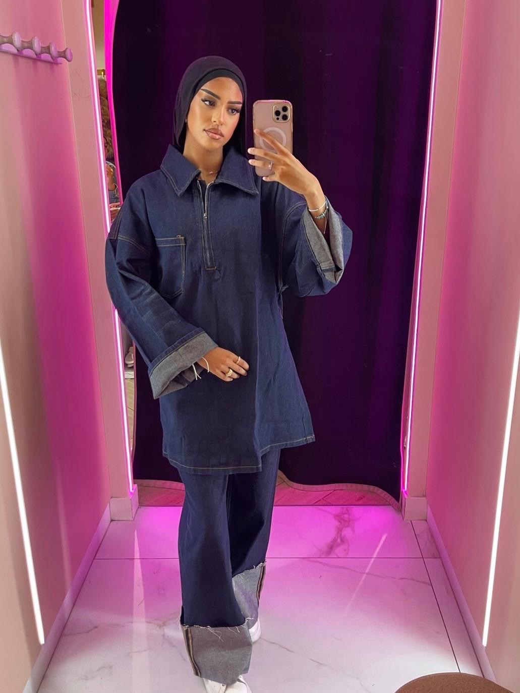 Ensemble en jean pépite 💫 ( qualité supérieur épaisse en jean)
