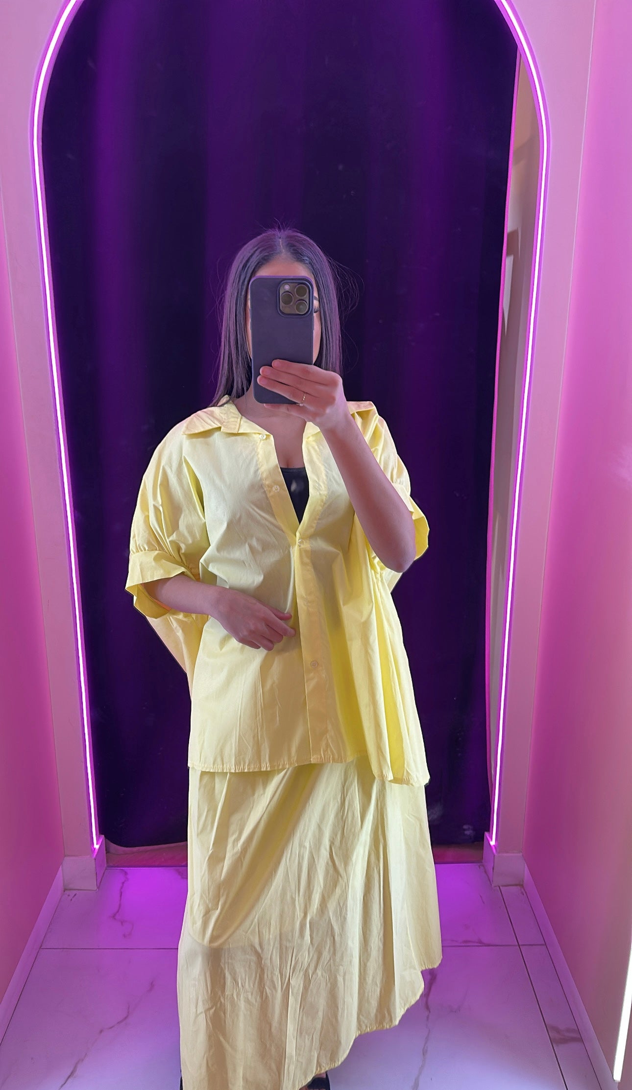 Ensemble chemise jupe soum