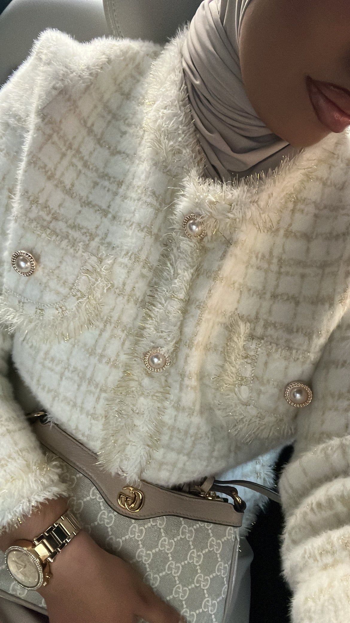 Veste coco beige