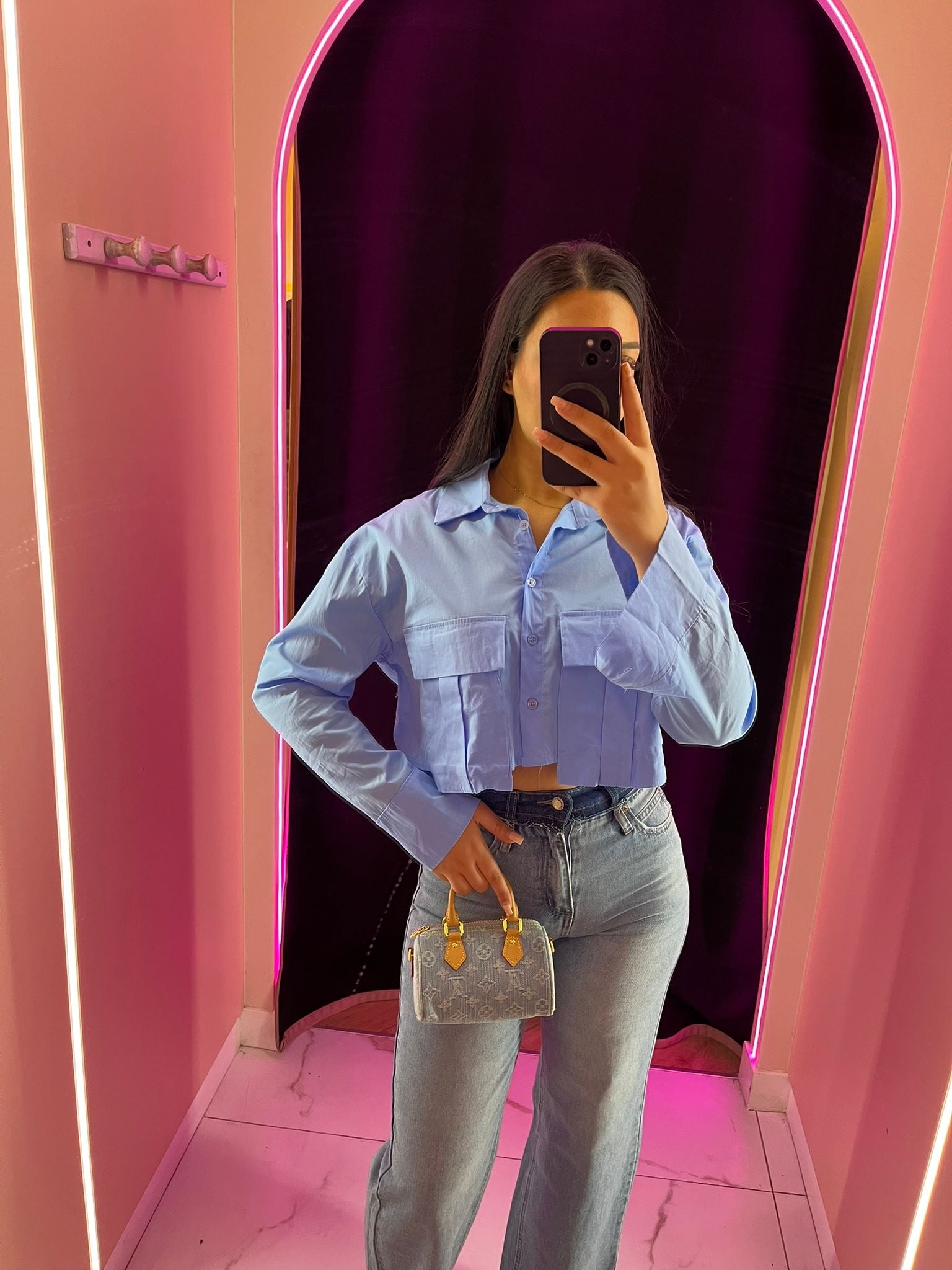 Chemise double poche
