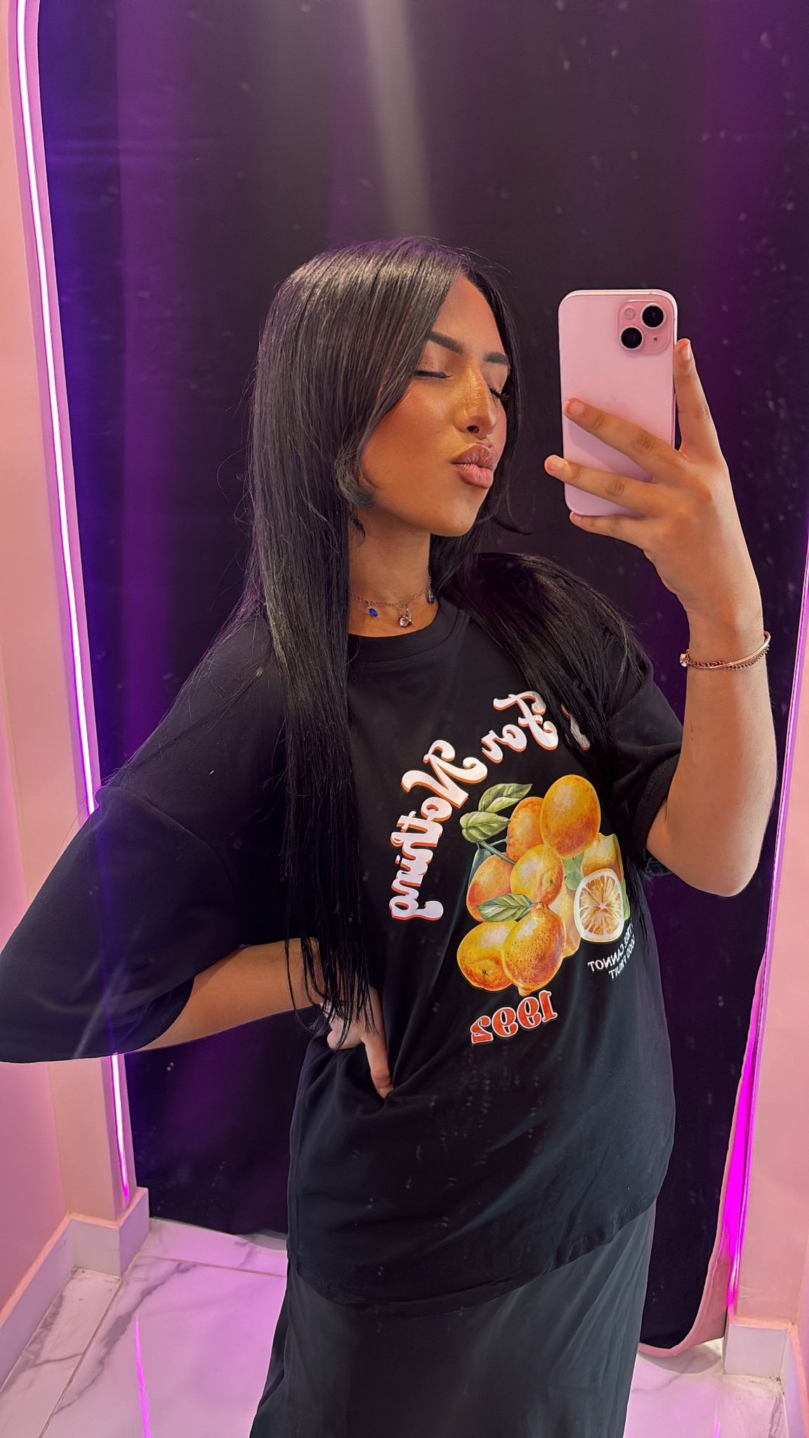 T-shirt mandarine over size