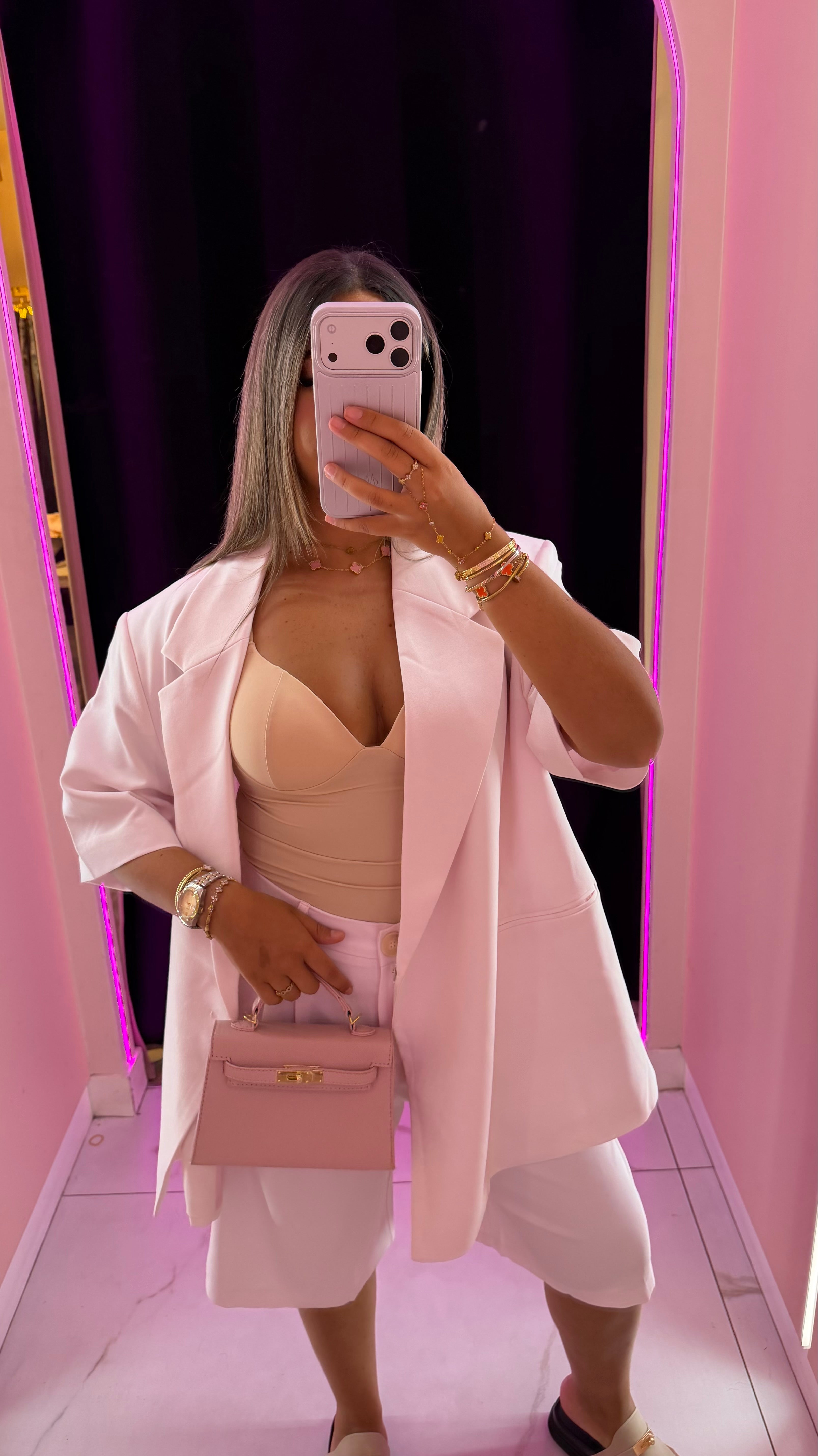 Ensemble blazer qualité supérieur rose bonbon 🍬