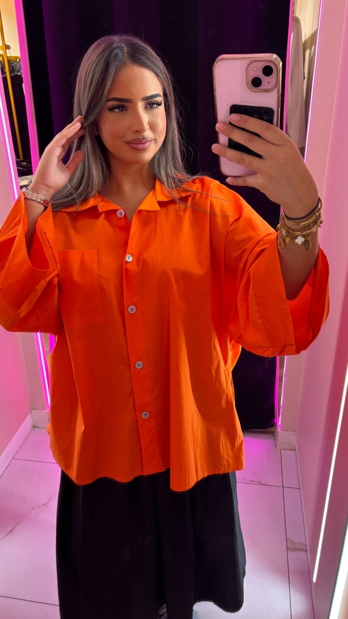 Chemise oversize en coton
