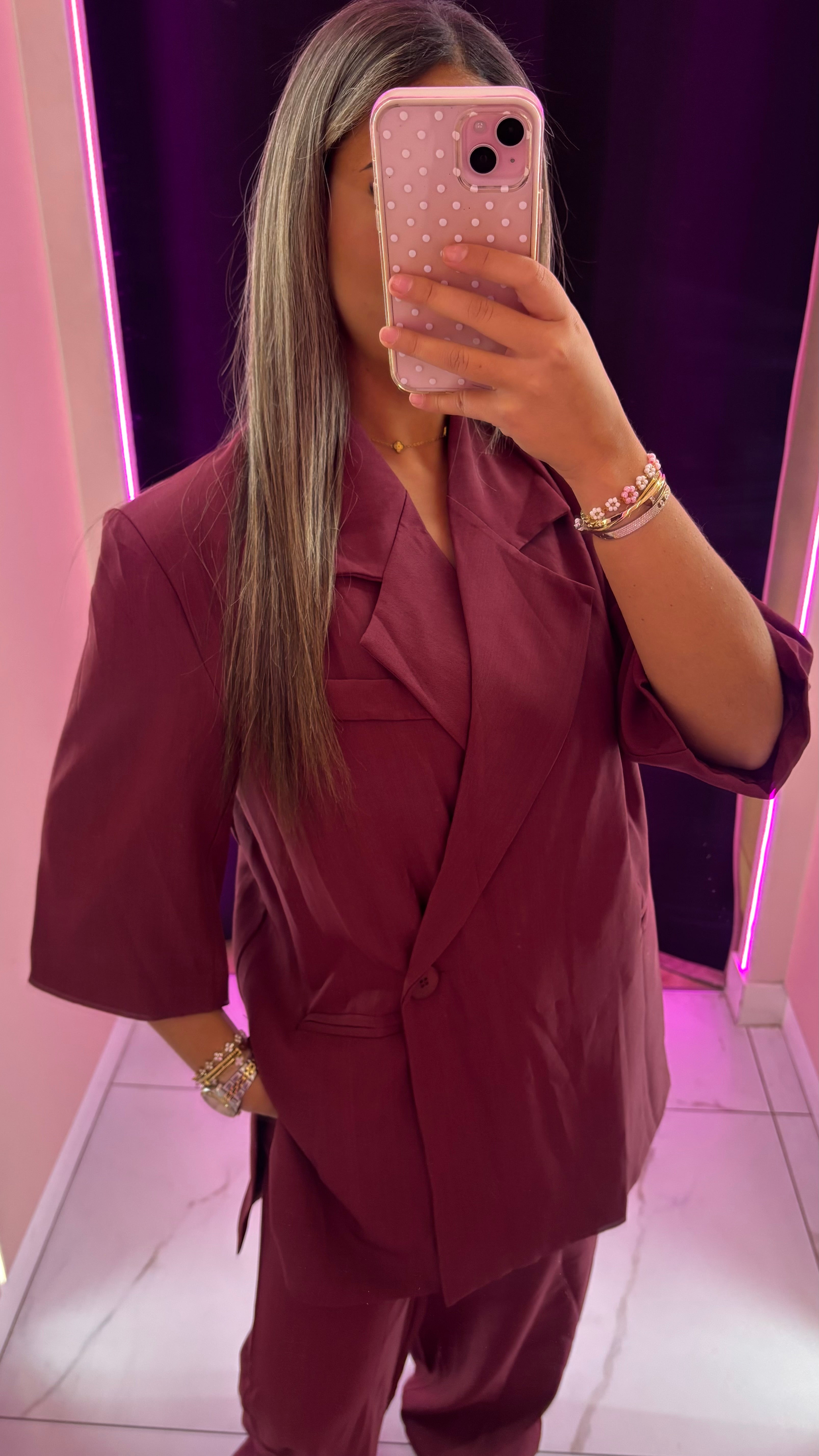 Ensemble tailleur oversize pantalon