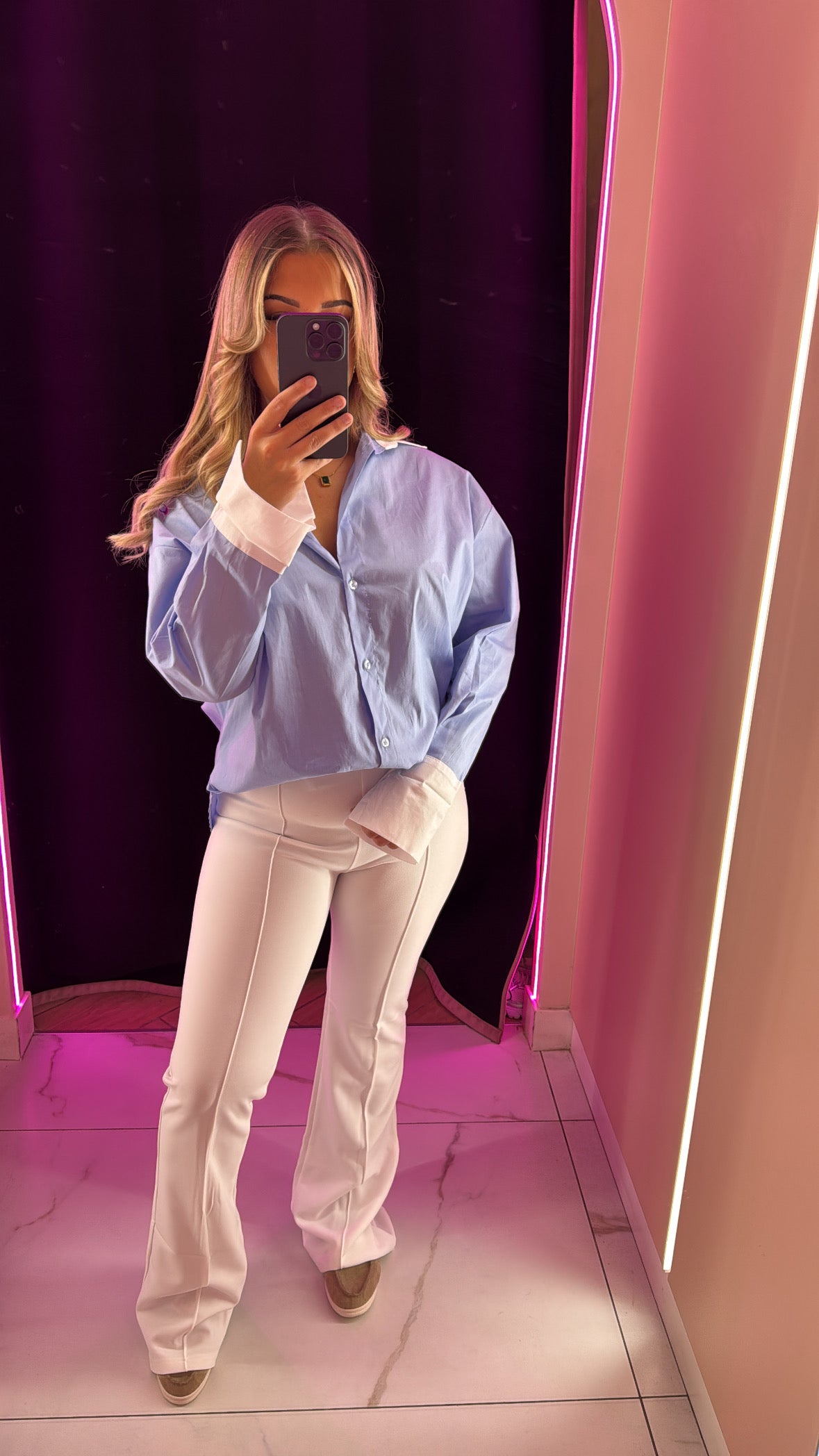 Chemise manche blanche