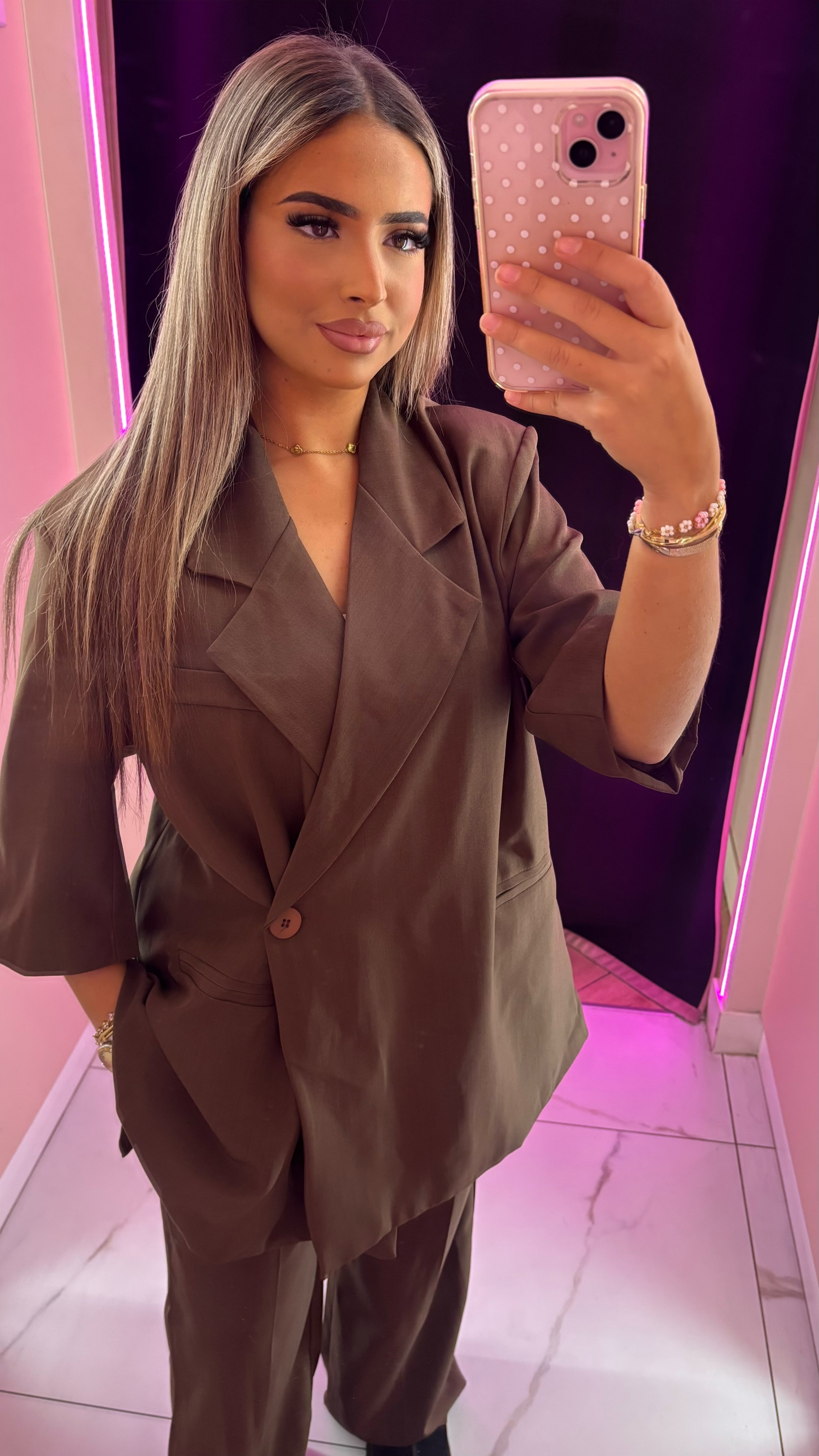 Ensemble tailleur oversize pantalon