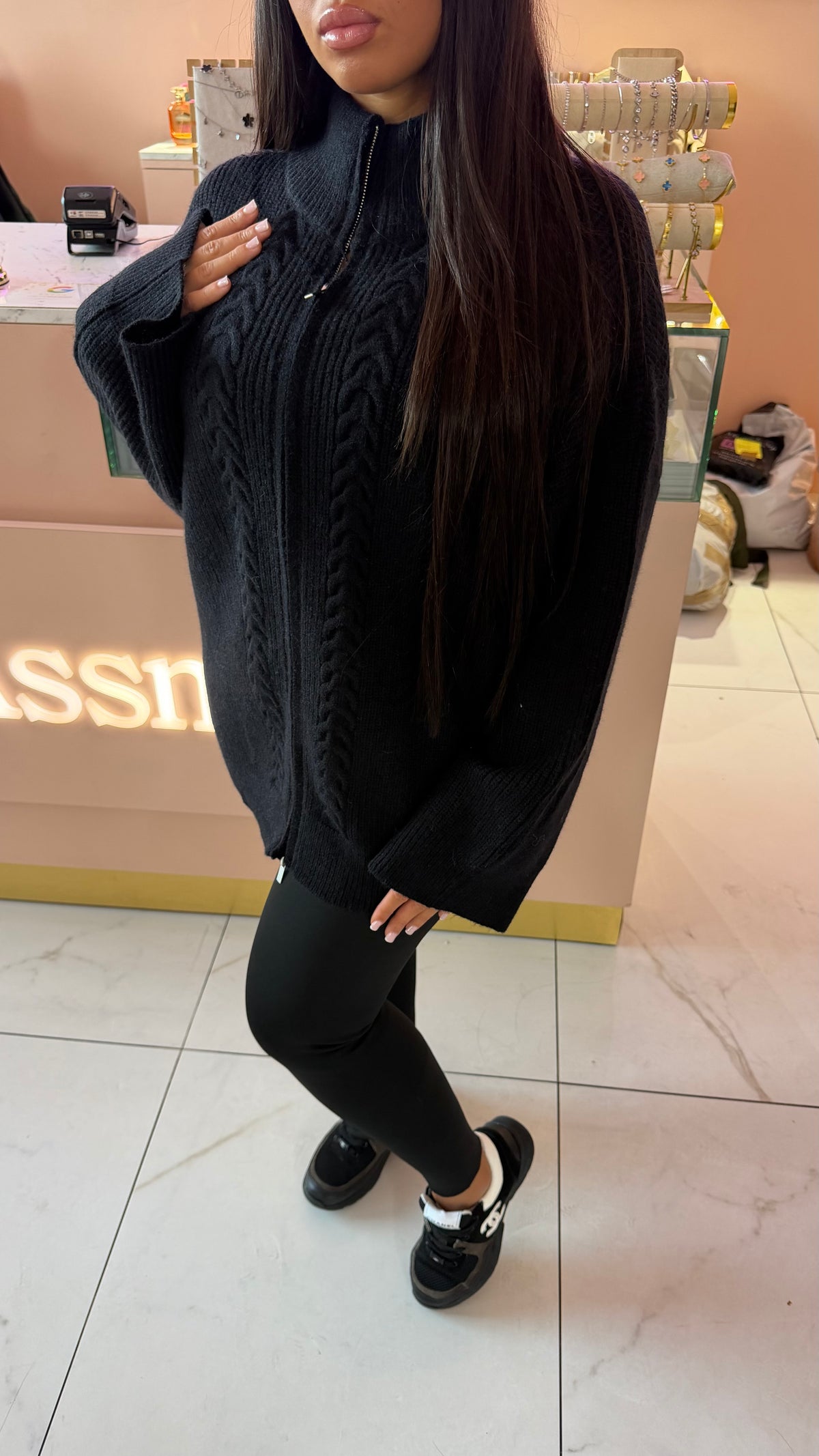 veste ness longue épaisse qualité supérieur