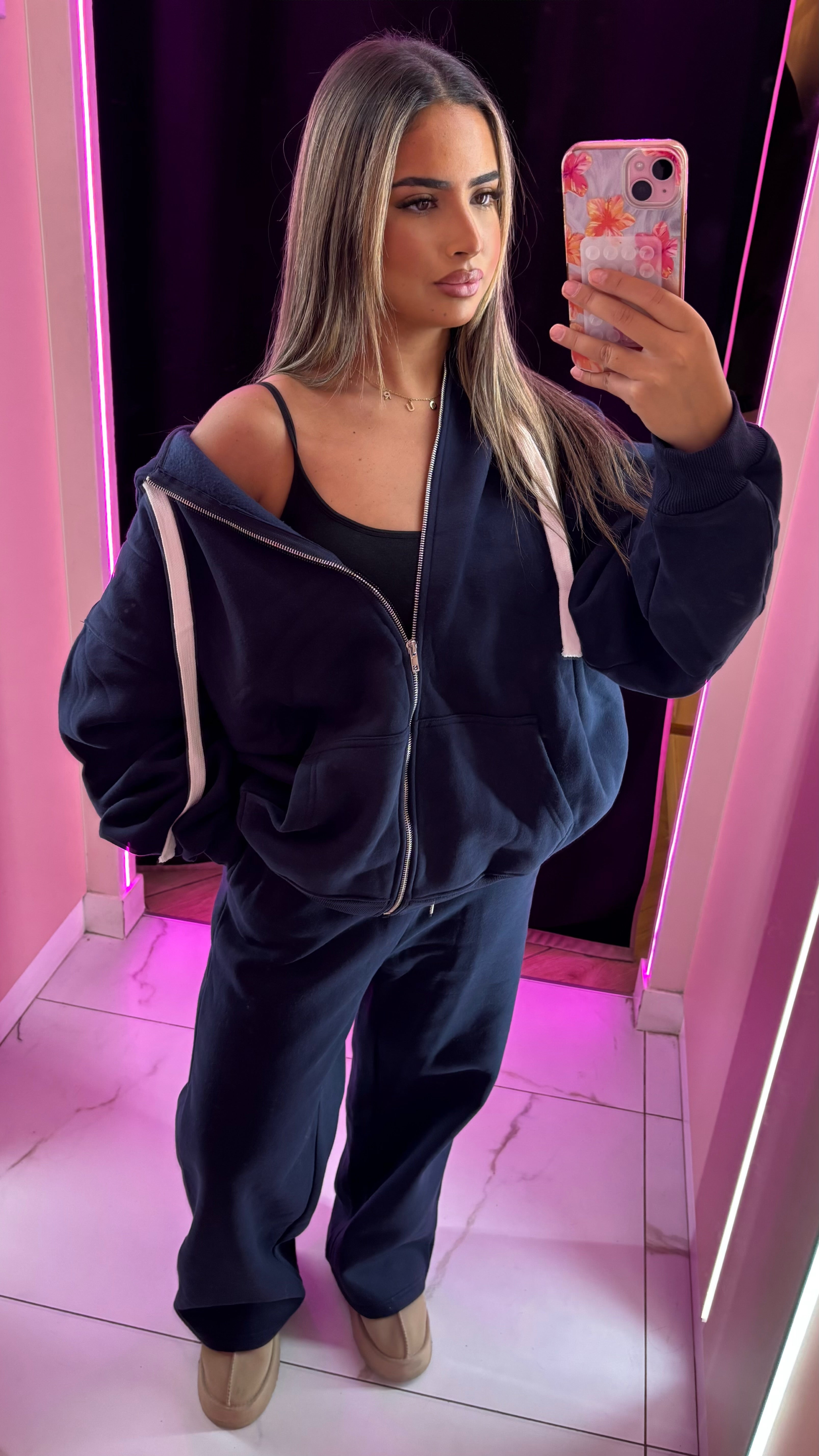 Ensemble jogging oversize