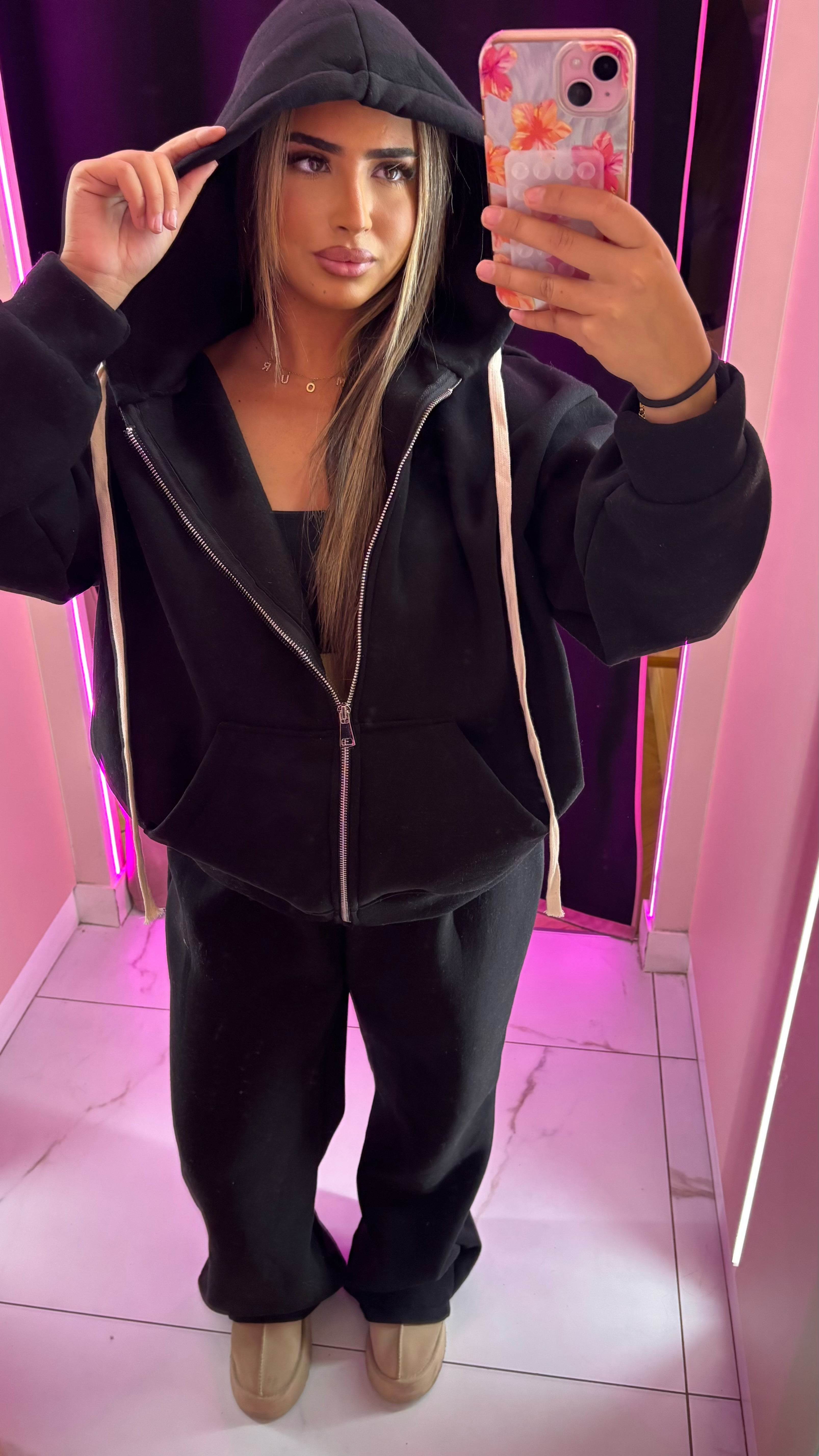 Ensemble jogging oversize