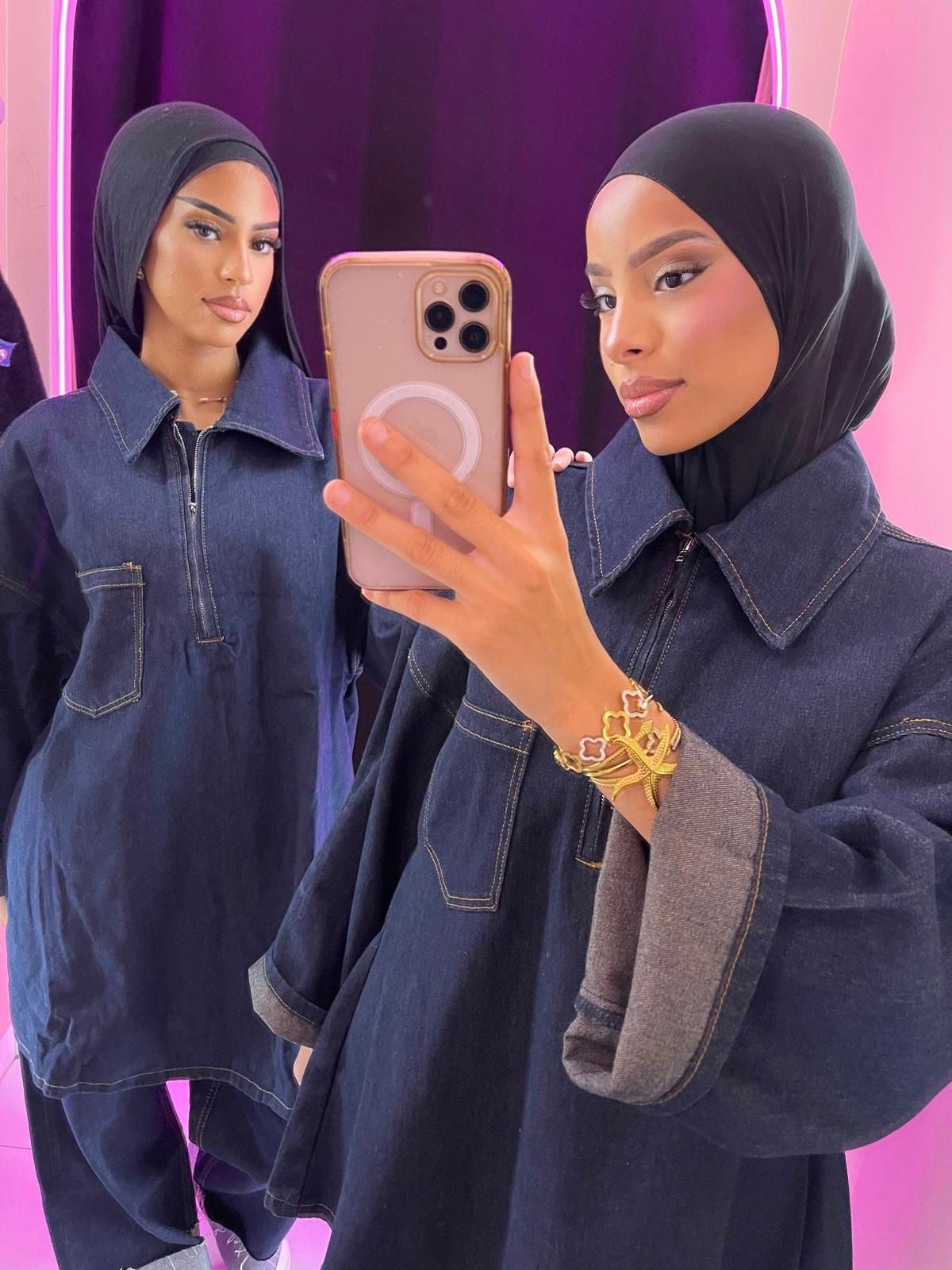Ensemble en jean pépite 💫 ( qualité supérieur épaisse en jean)