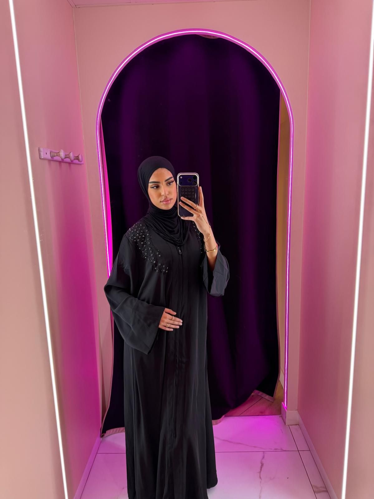 Abaya emirati strass