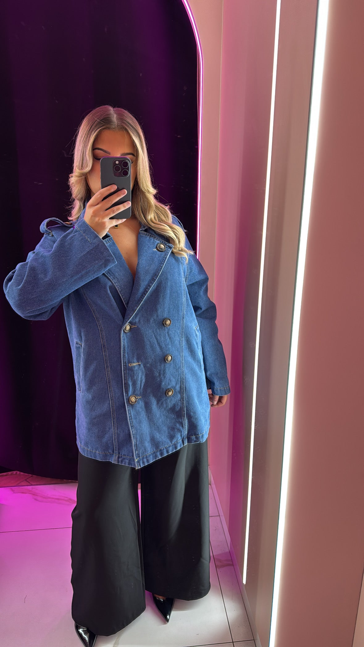 Veste en jean trench 🧥