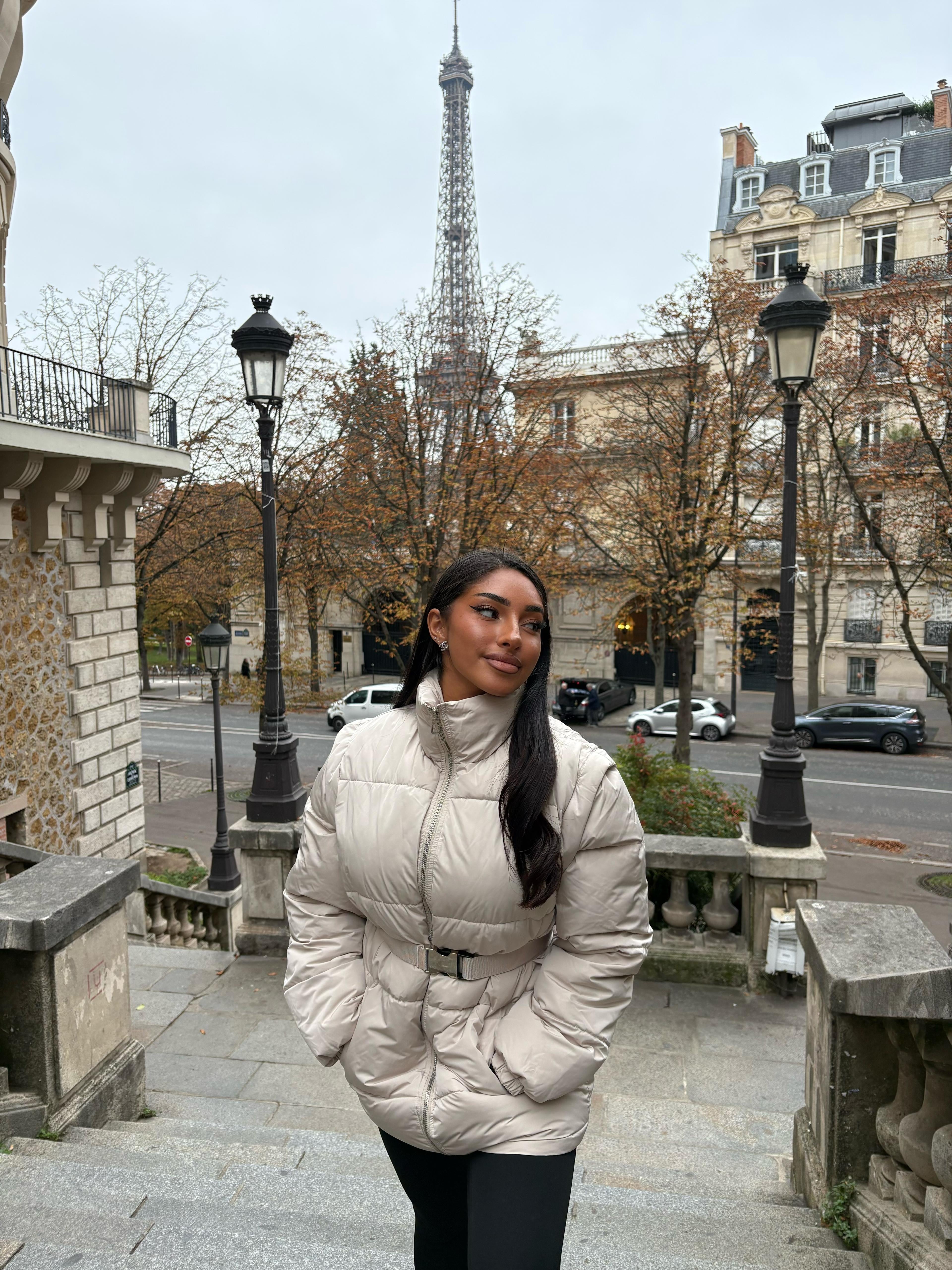 Doudoune Sofia avec ceinture