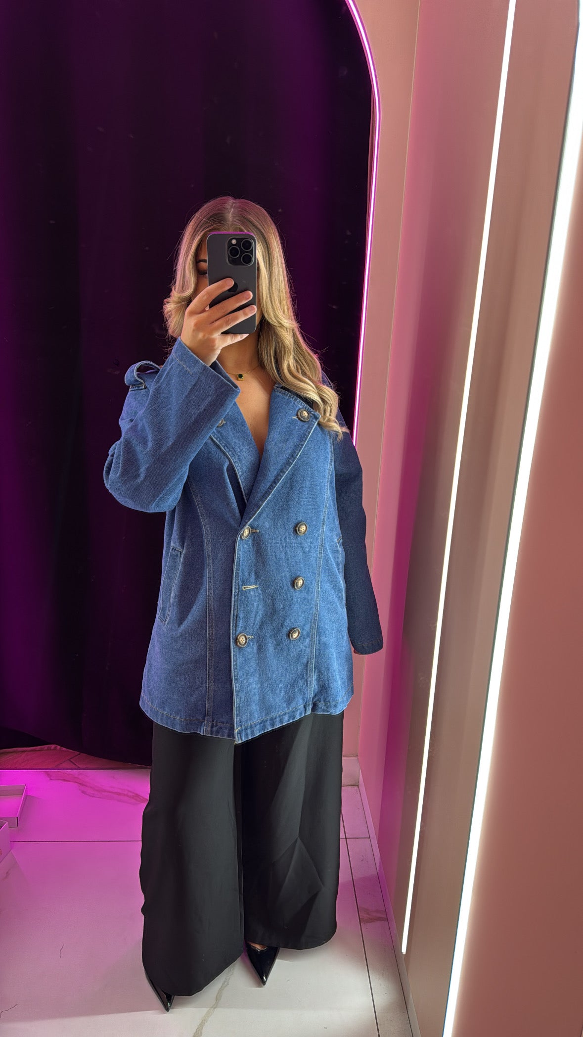 Veste en jean trench 🧥