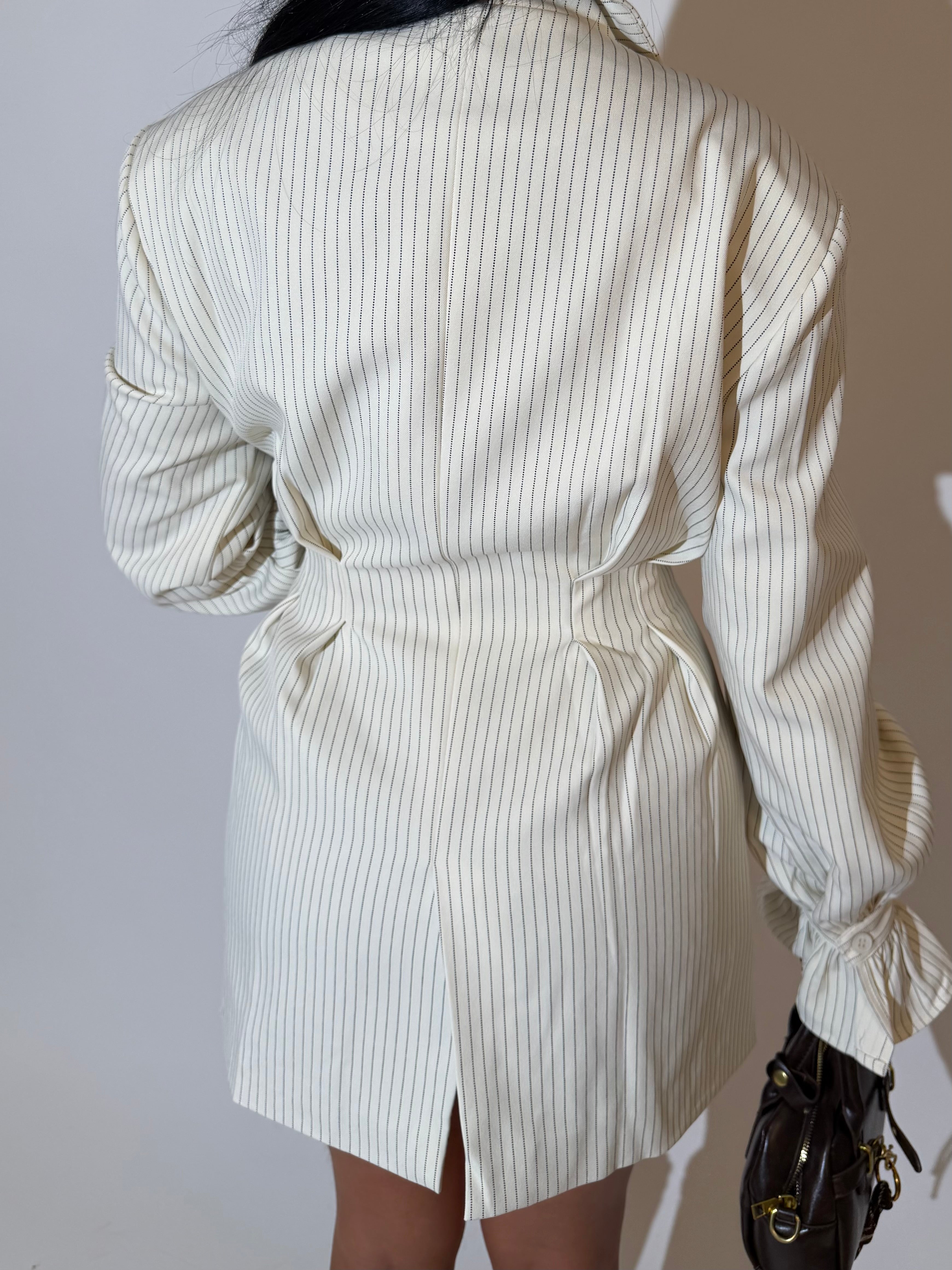 Blazer robe rayure Classy