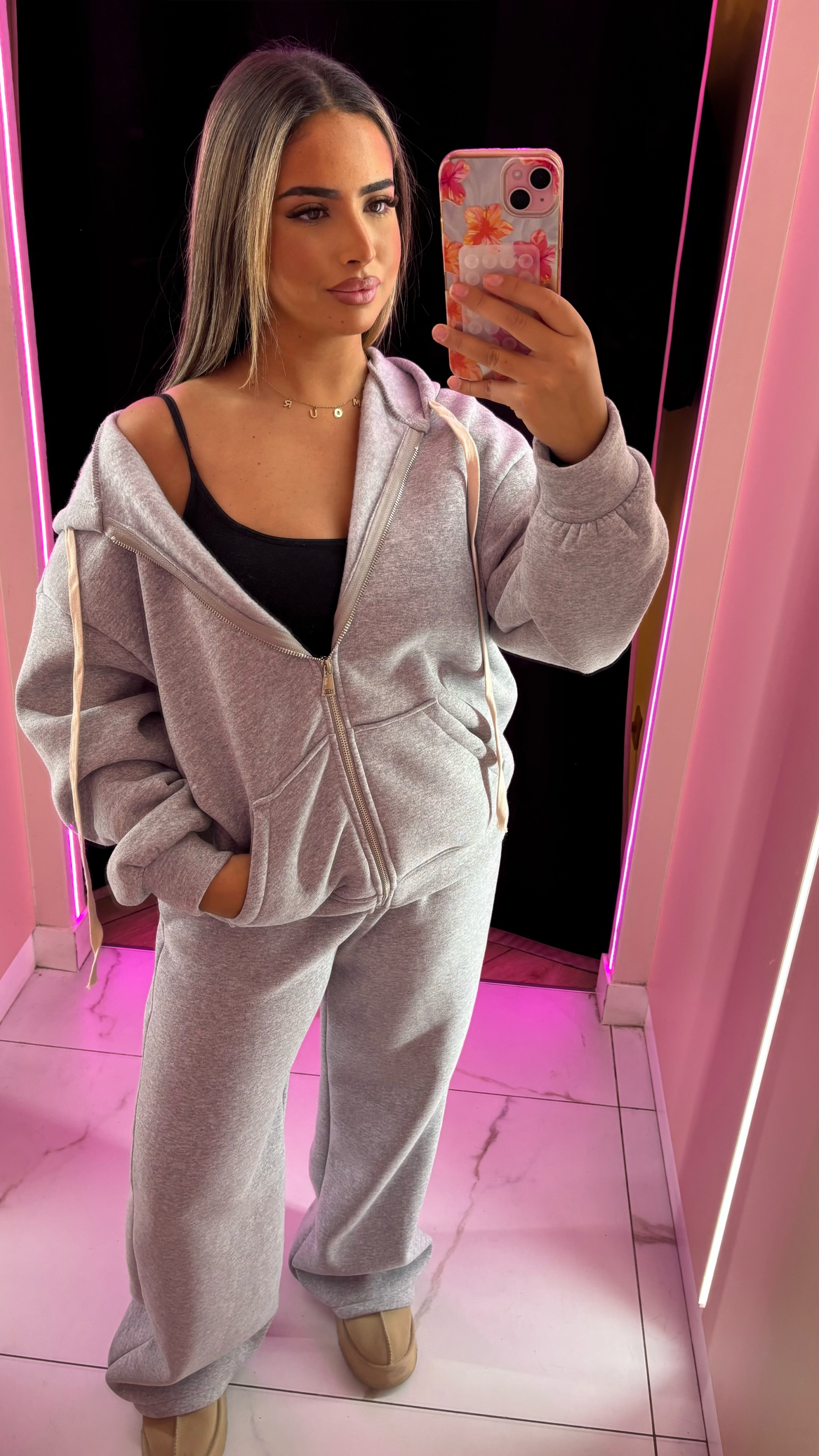 Ensemble jogging oversize