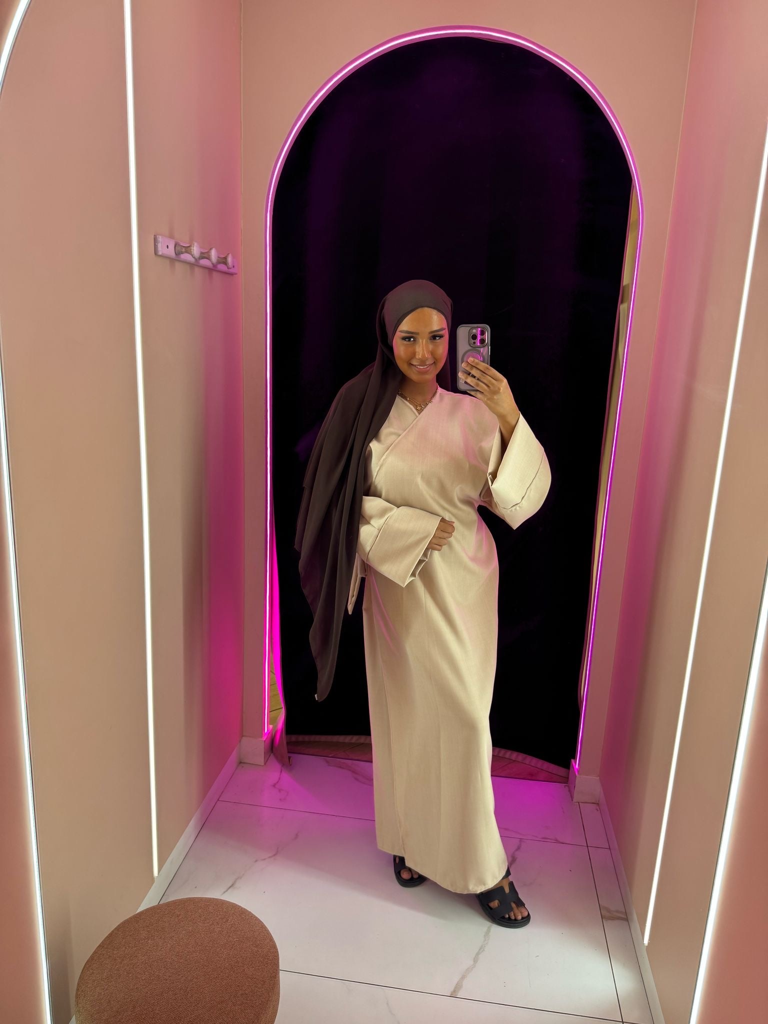 Robe drapé