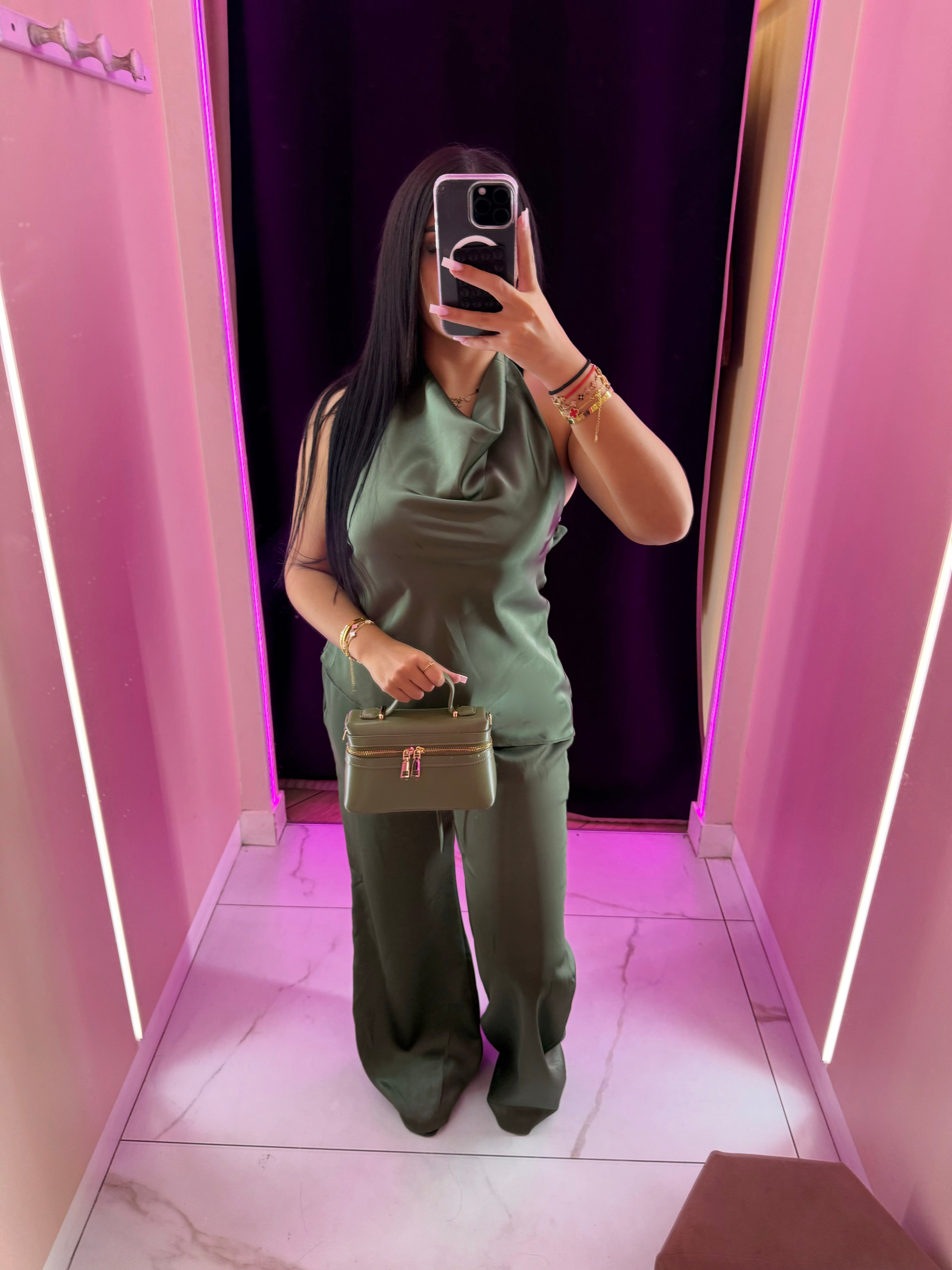 Ensemble top qualité capucine