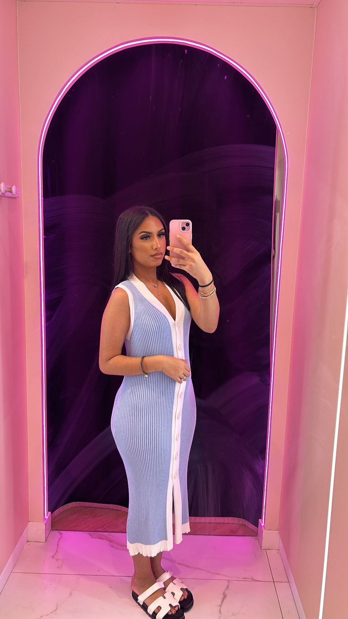 Robe inspi S à bouton