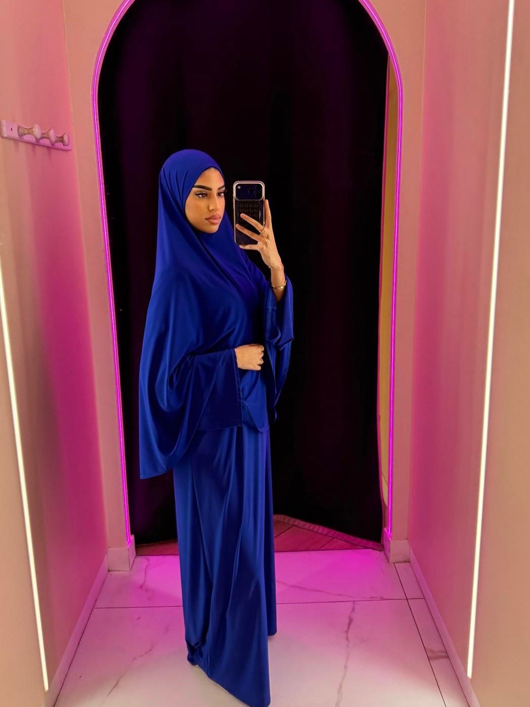 Abaya robe + Hijab à enfilé