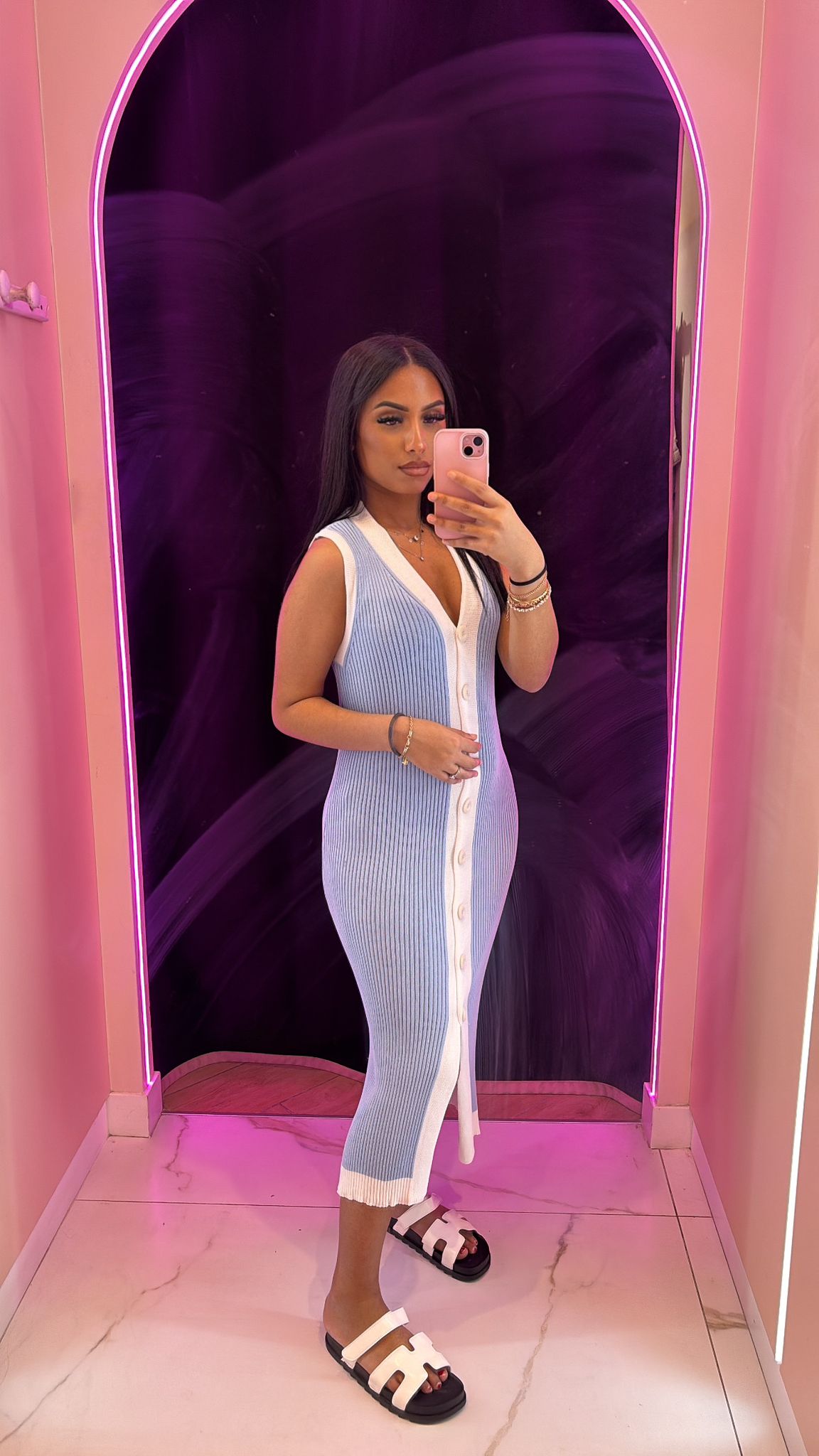 Robe inspi S à bouton