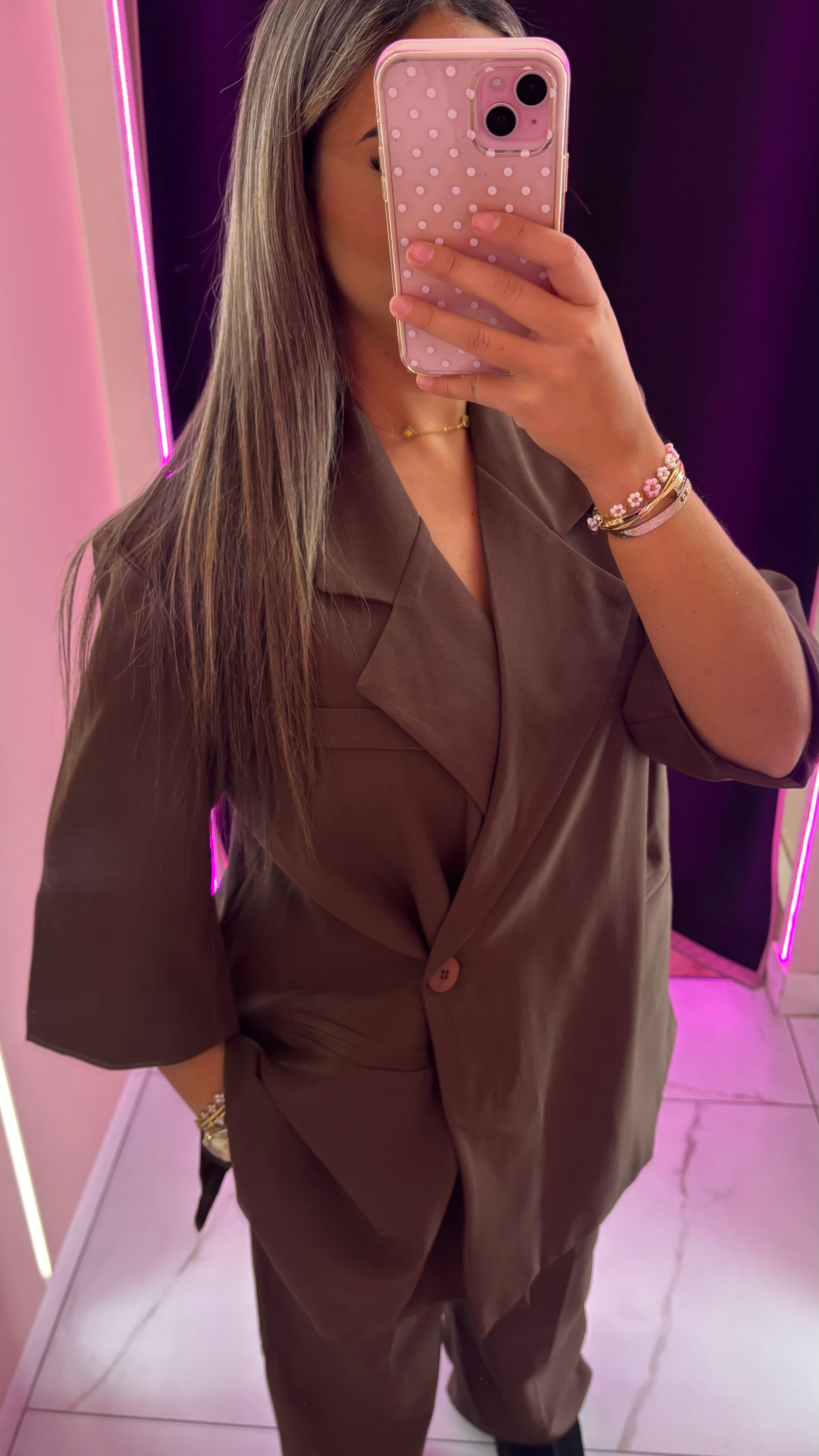 Ensemble tailleur oversize pantalon