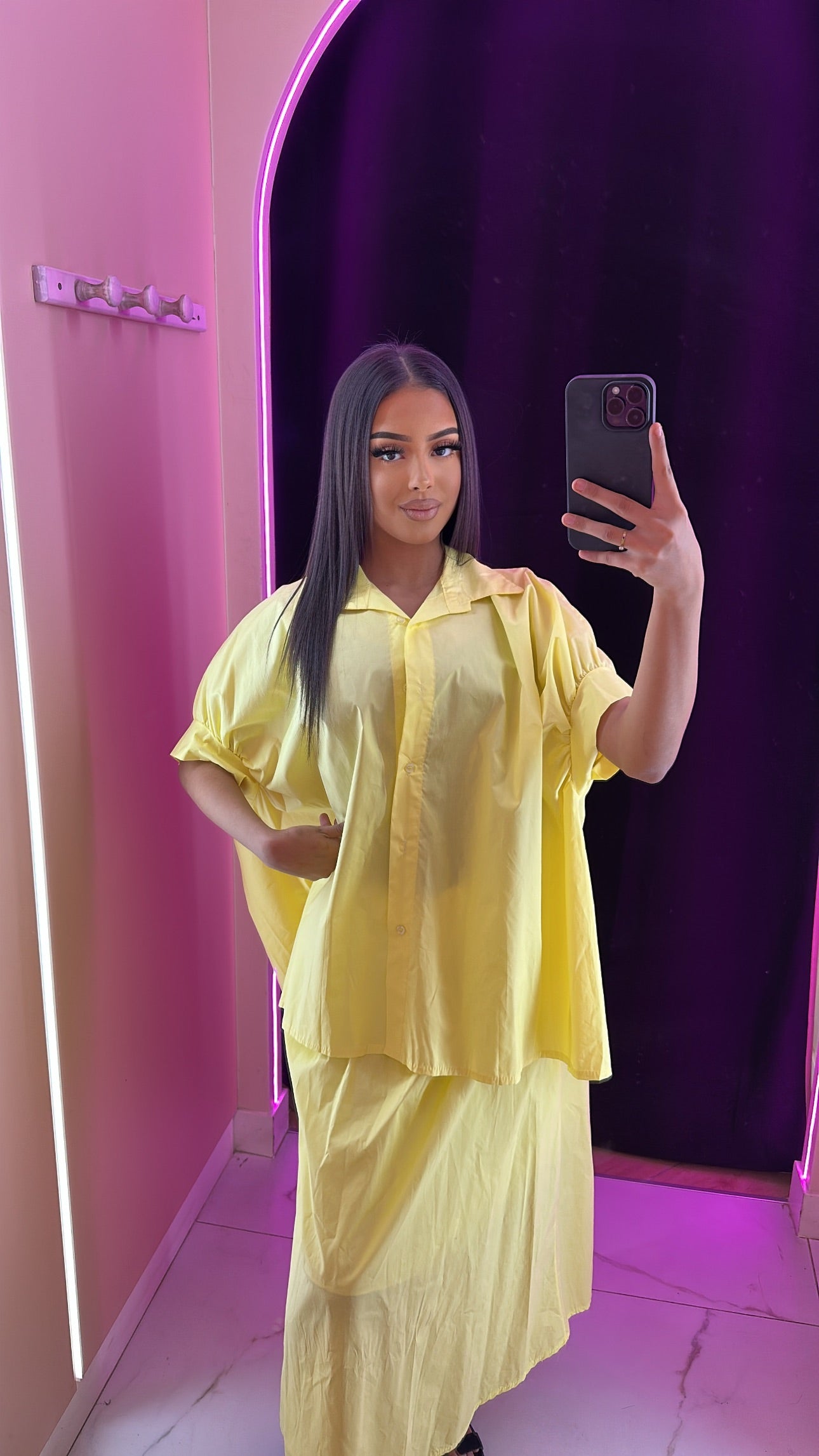 Ensemble chemise jupe soum