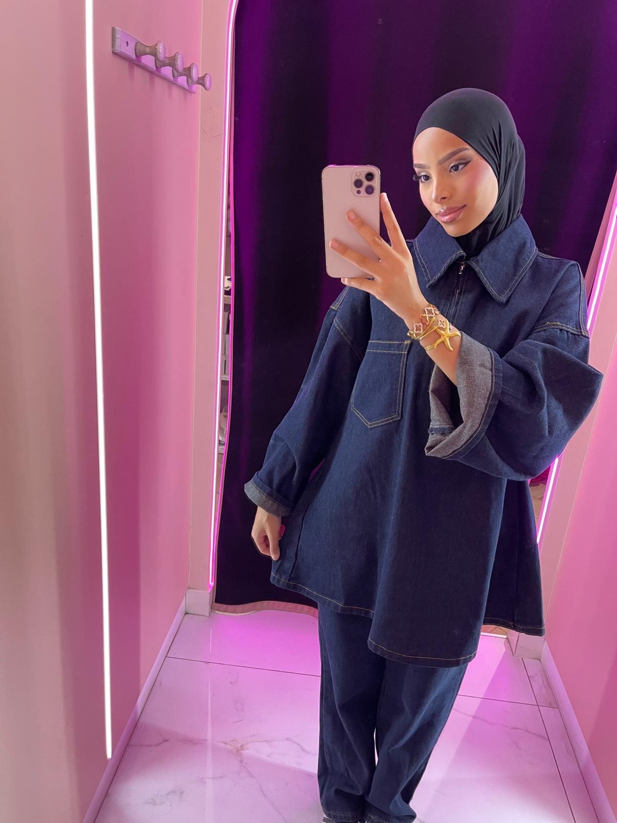 Ensemble en jean pépite 💫 ( qualité supérieur épaisse en jean)