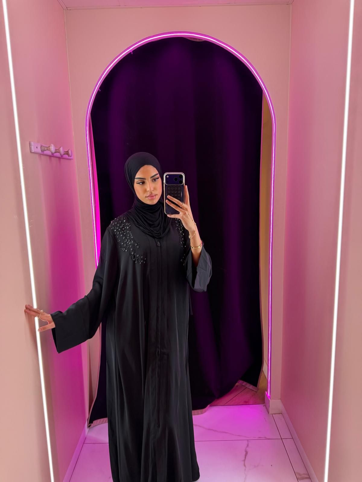 Abaya emirati strass