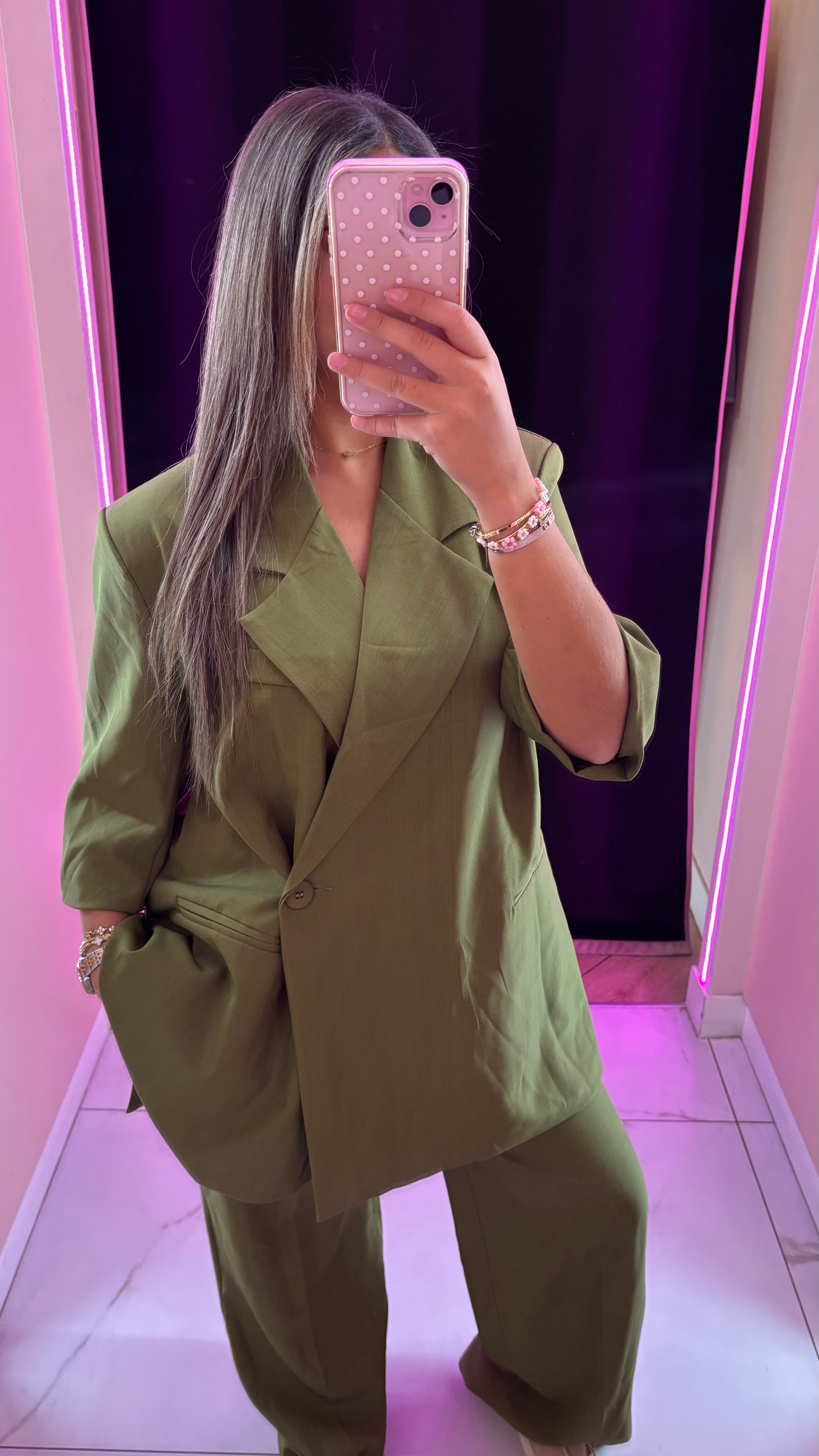 Ensemble tailleur oversize pantalon