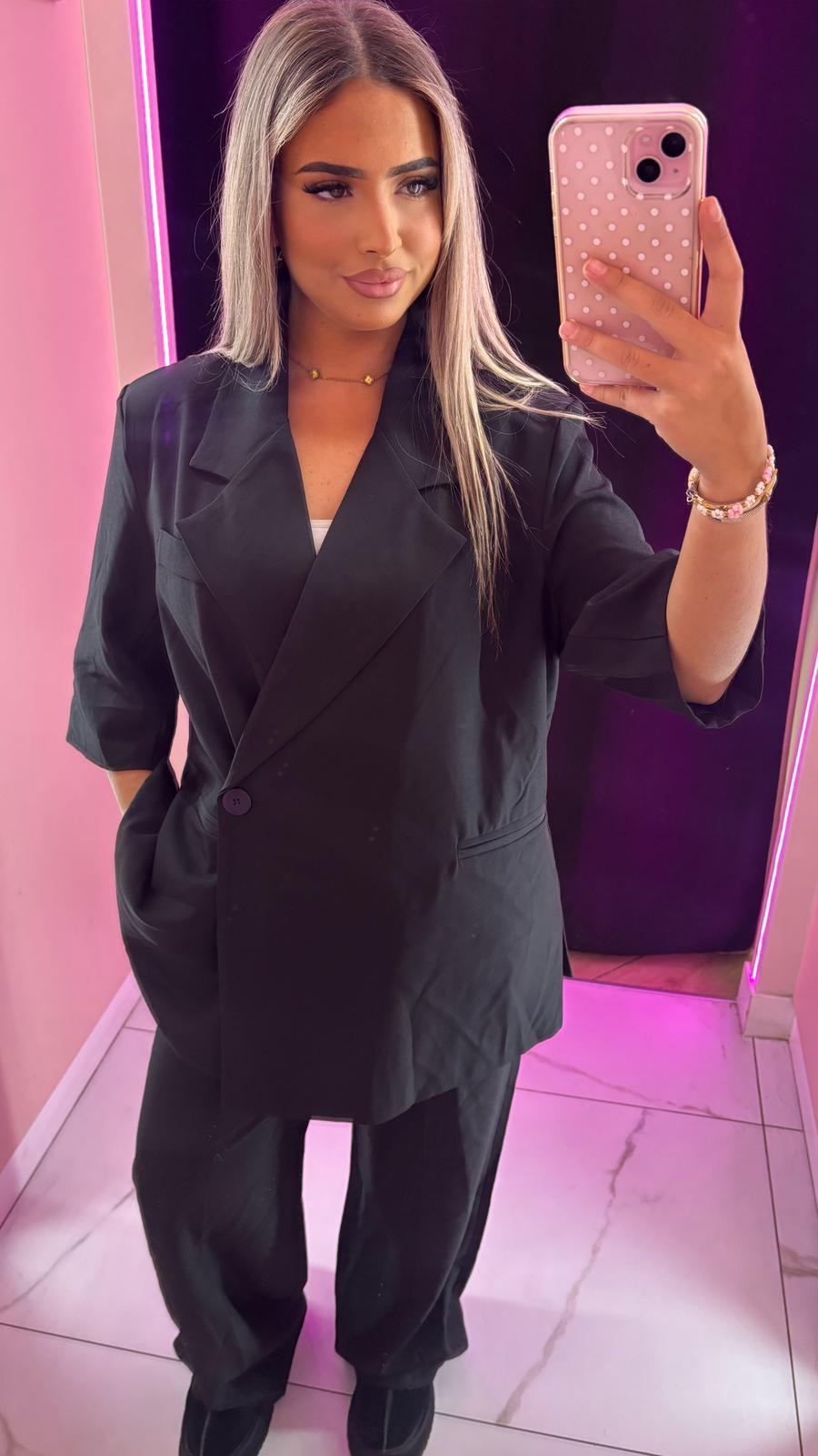 Ensemble tailleur oversize pantalon