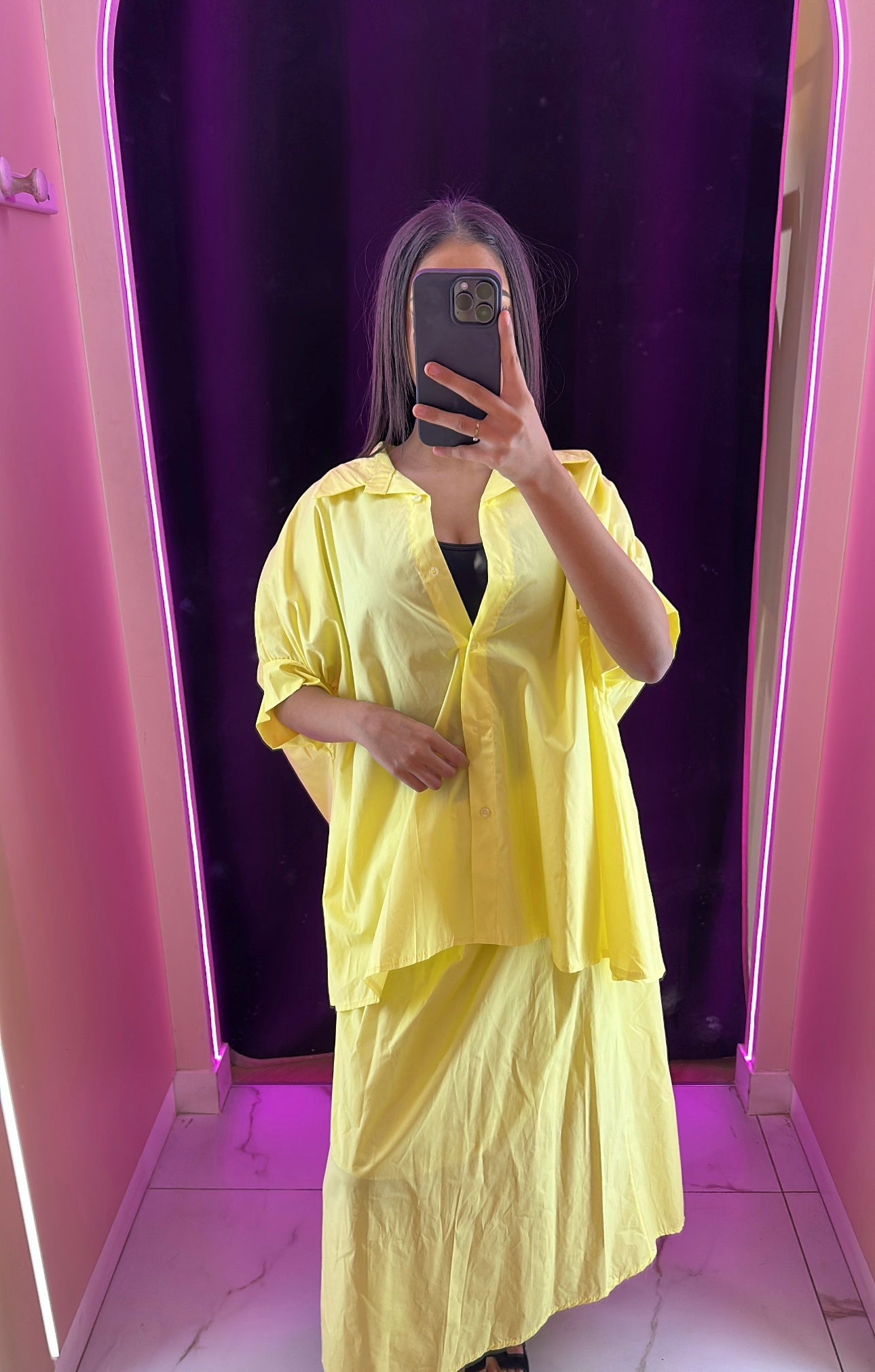 Ensemble chemise jupe soum
