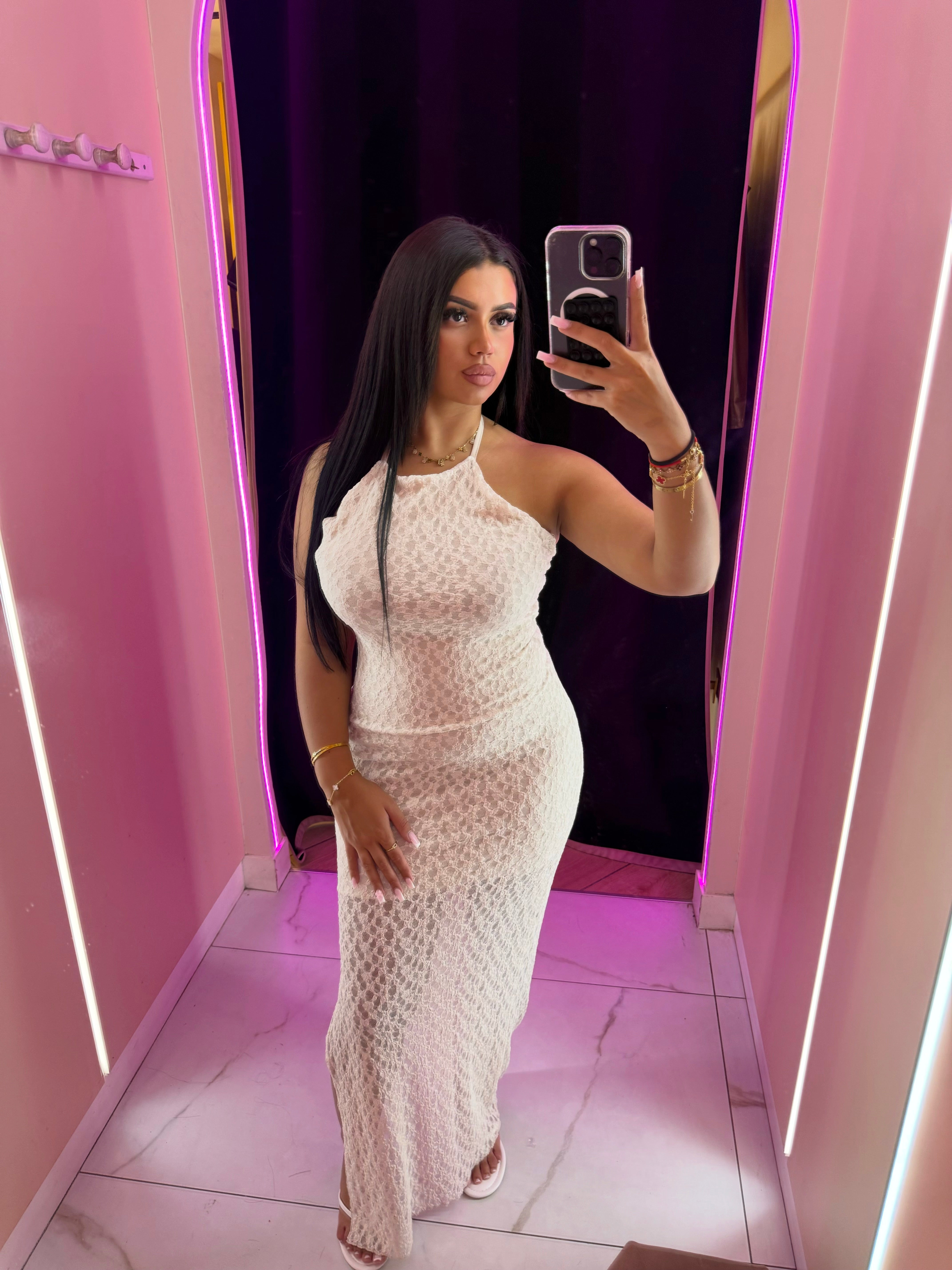 Magnifique robe doublure Sabrina