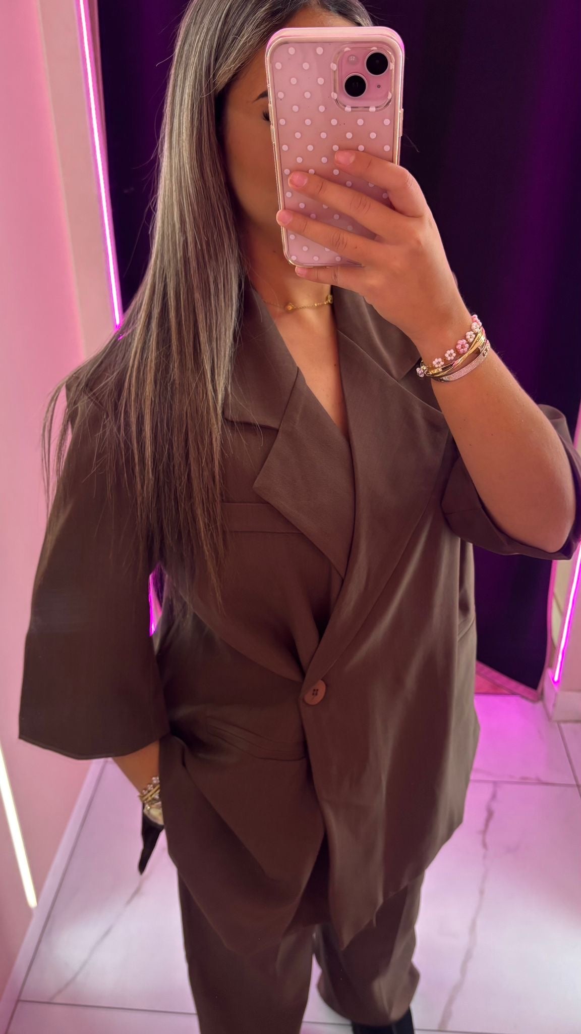 Ensemble tailleur oversize pantalon