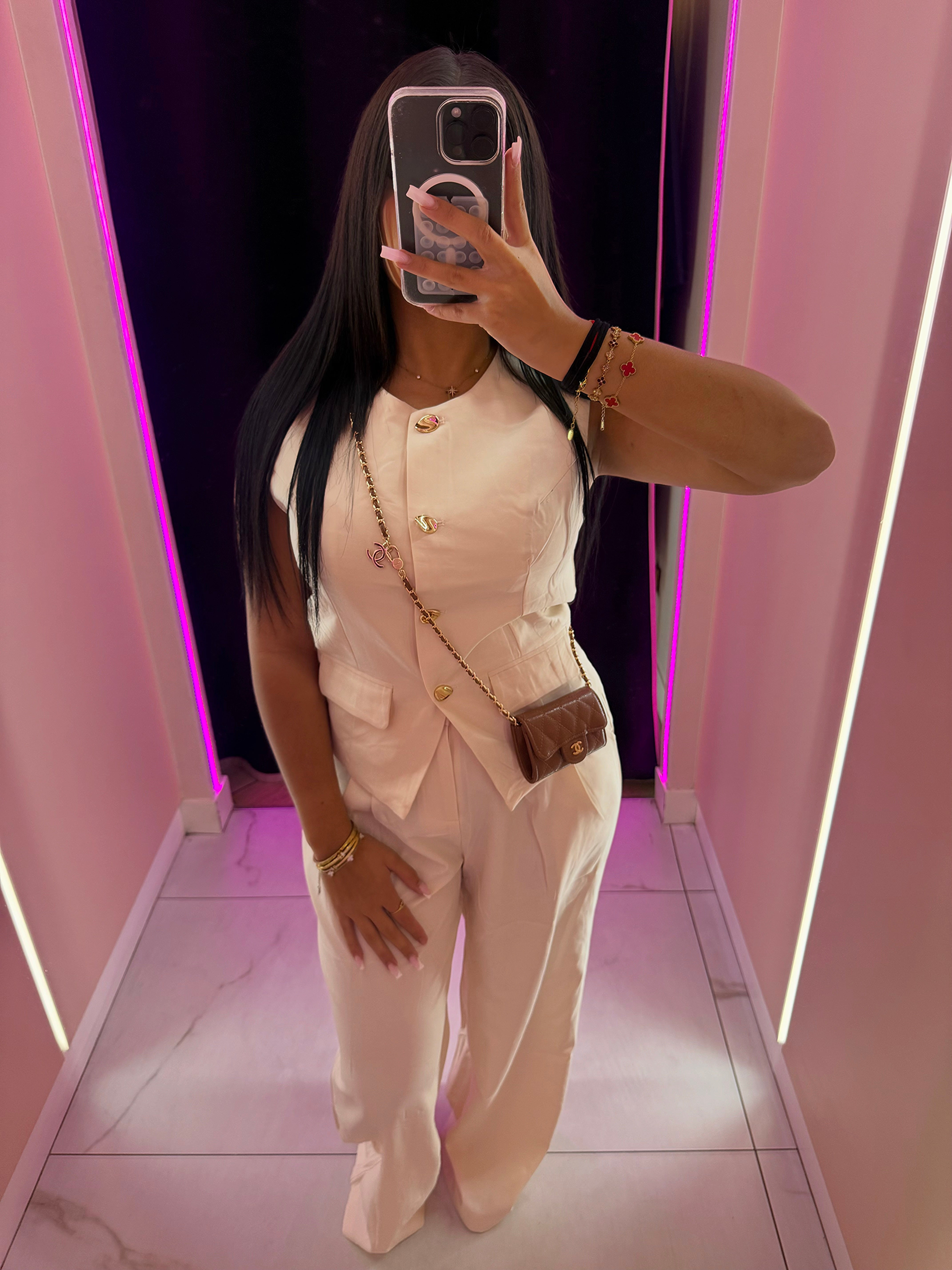 Ensemble classique Blazer sans manche