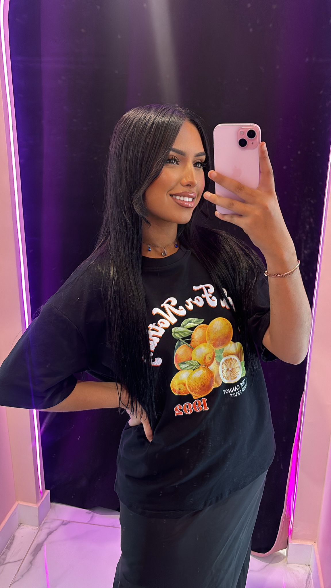 T-shirt mandarine over size