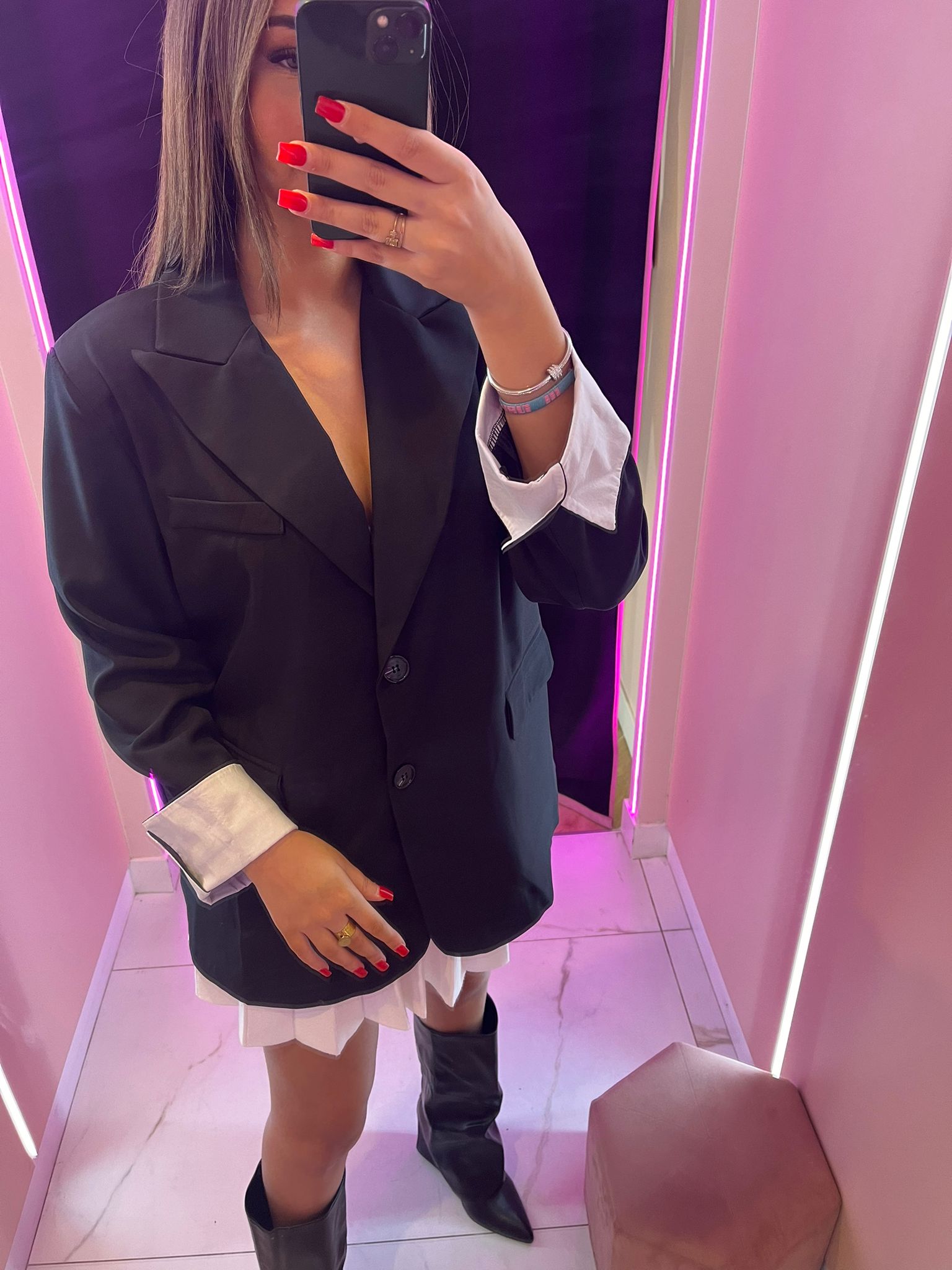 Blazer manche chemise