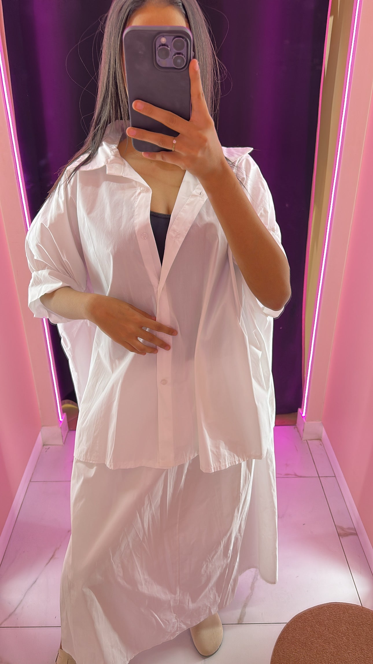 Ensemble chemise jupe soum