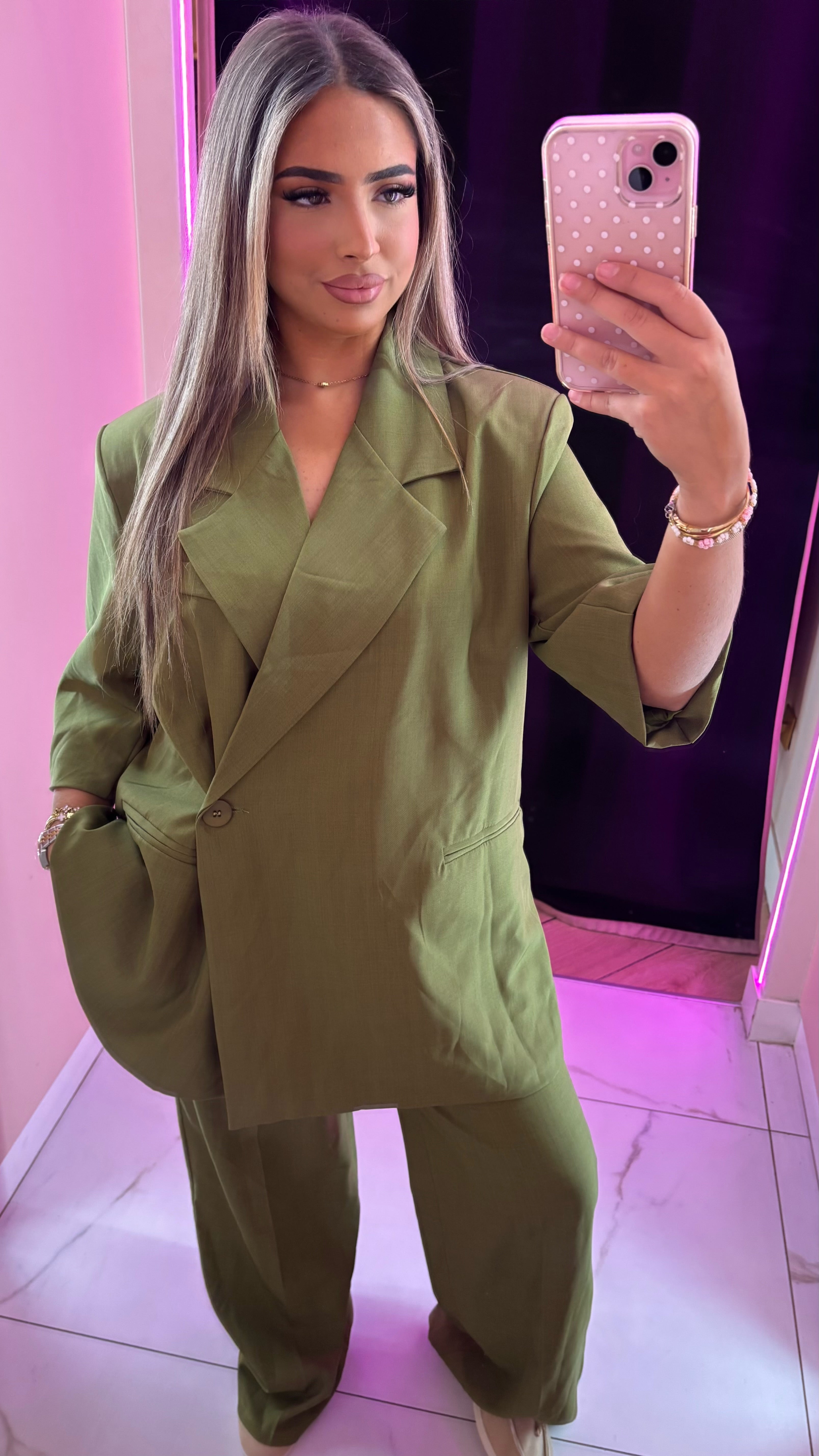 Ensemble tailleur oversize pantalon