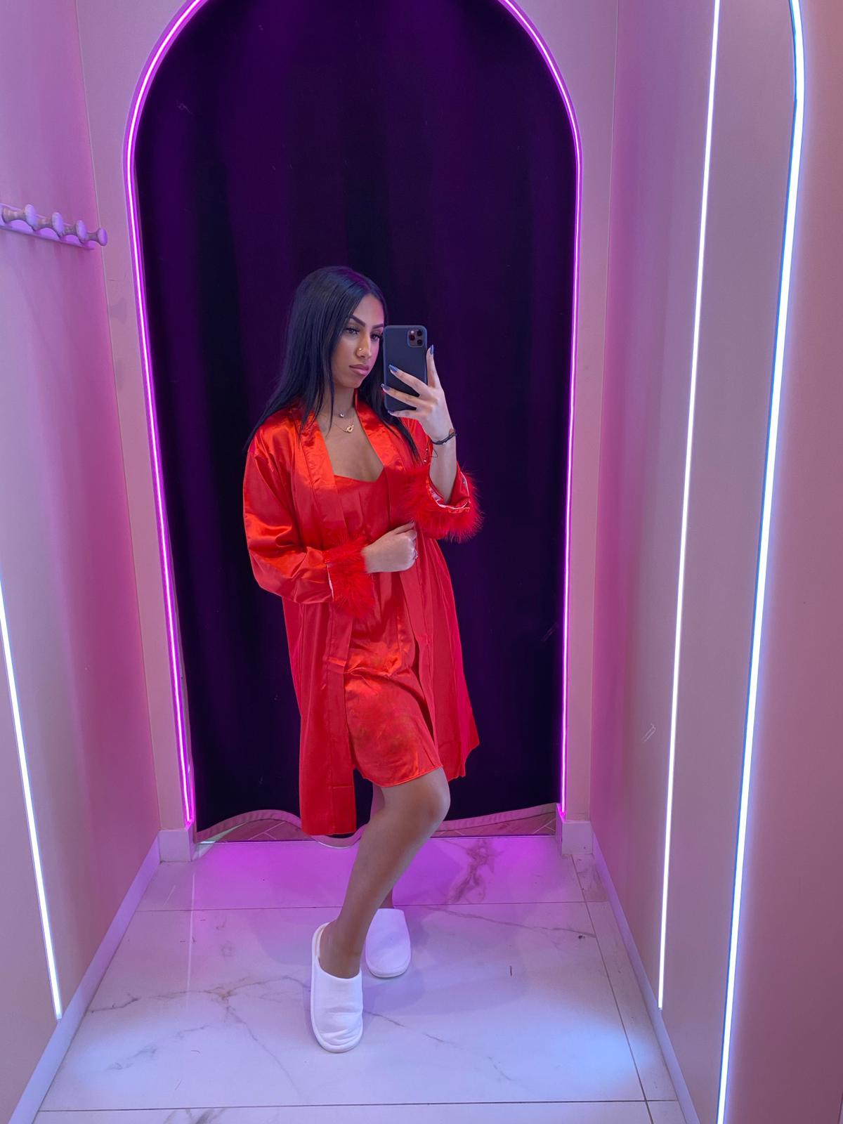 Pyjama + nuisette plume personalisé