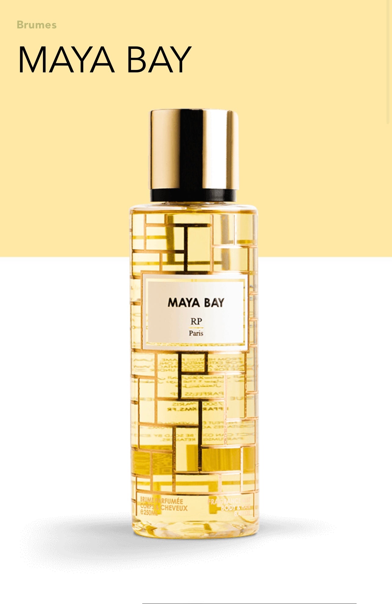 BRUMES MAYA BAY 250ML