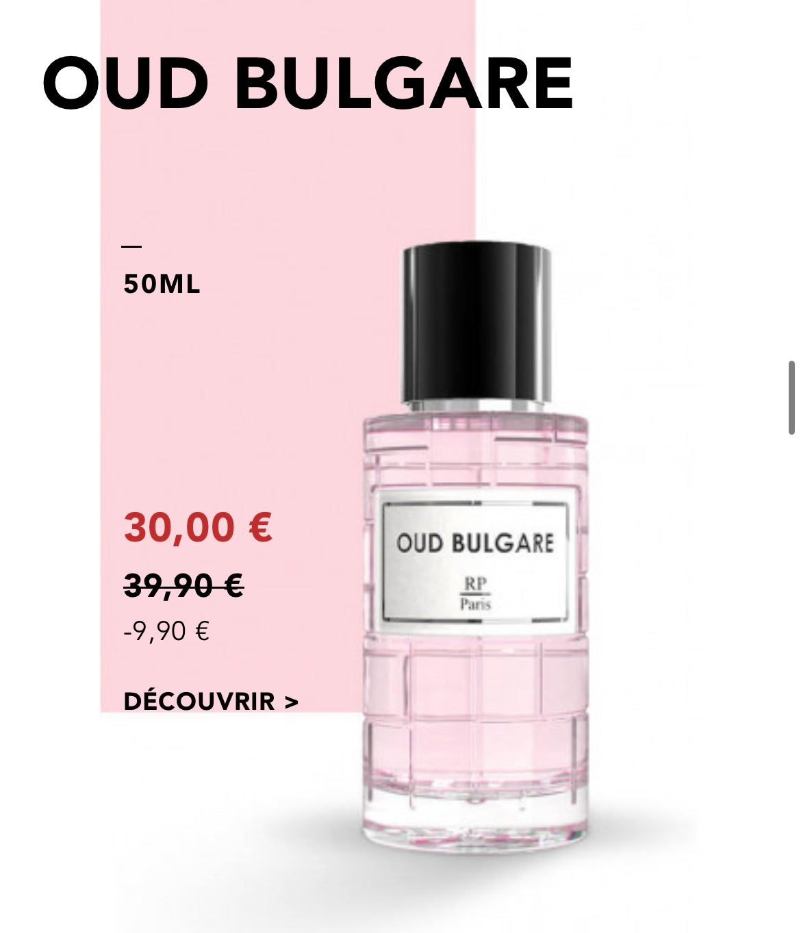 PARFUM OUD BULGARE 50ML